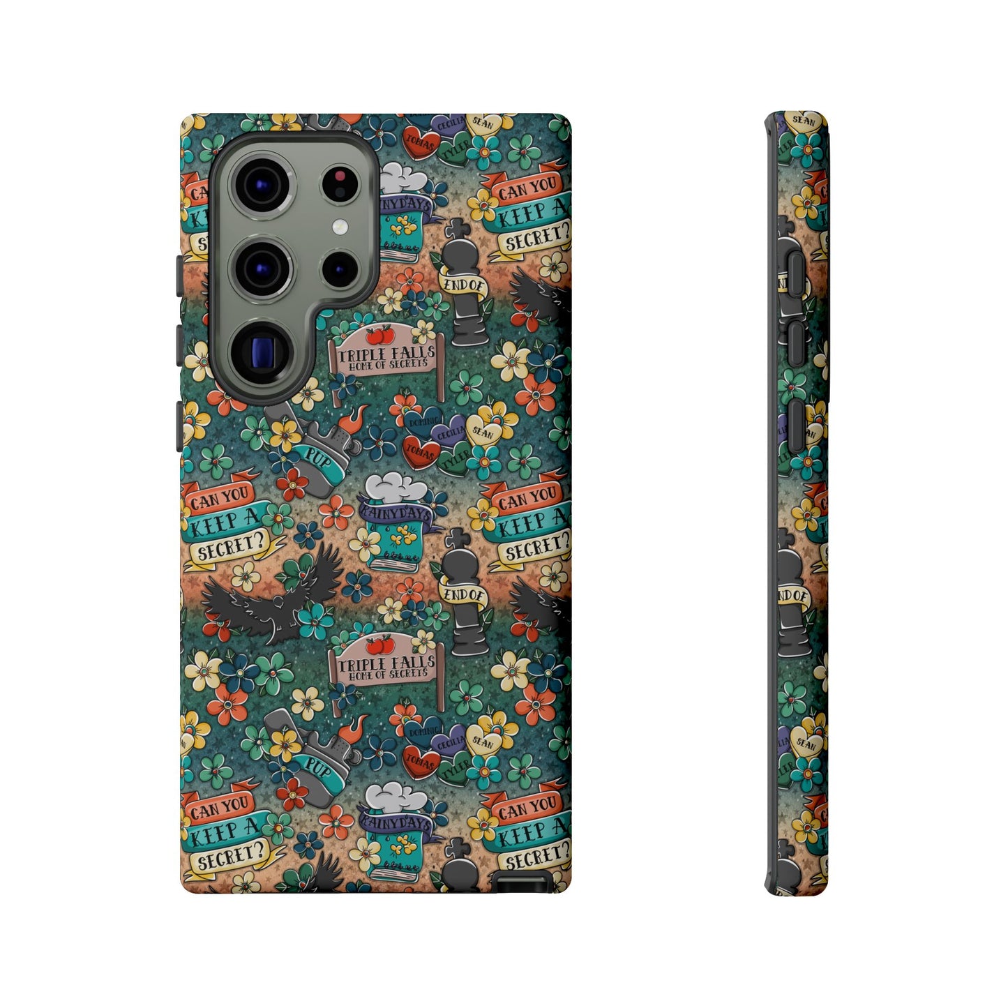 Triple Falls Tough Phone Case | Shockproof | Samsung Case | Google Case | Bookish