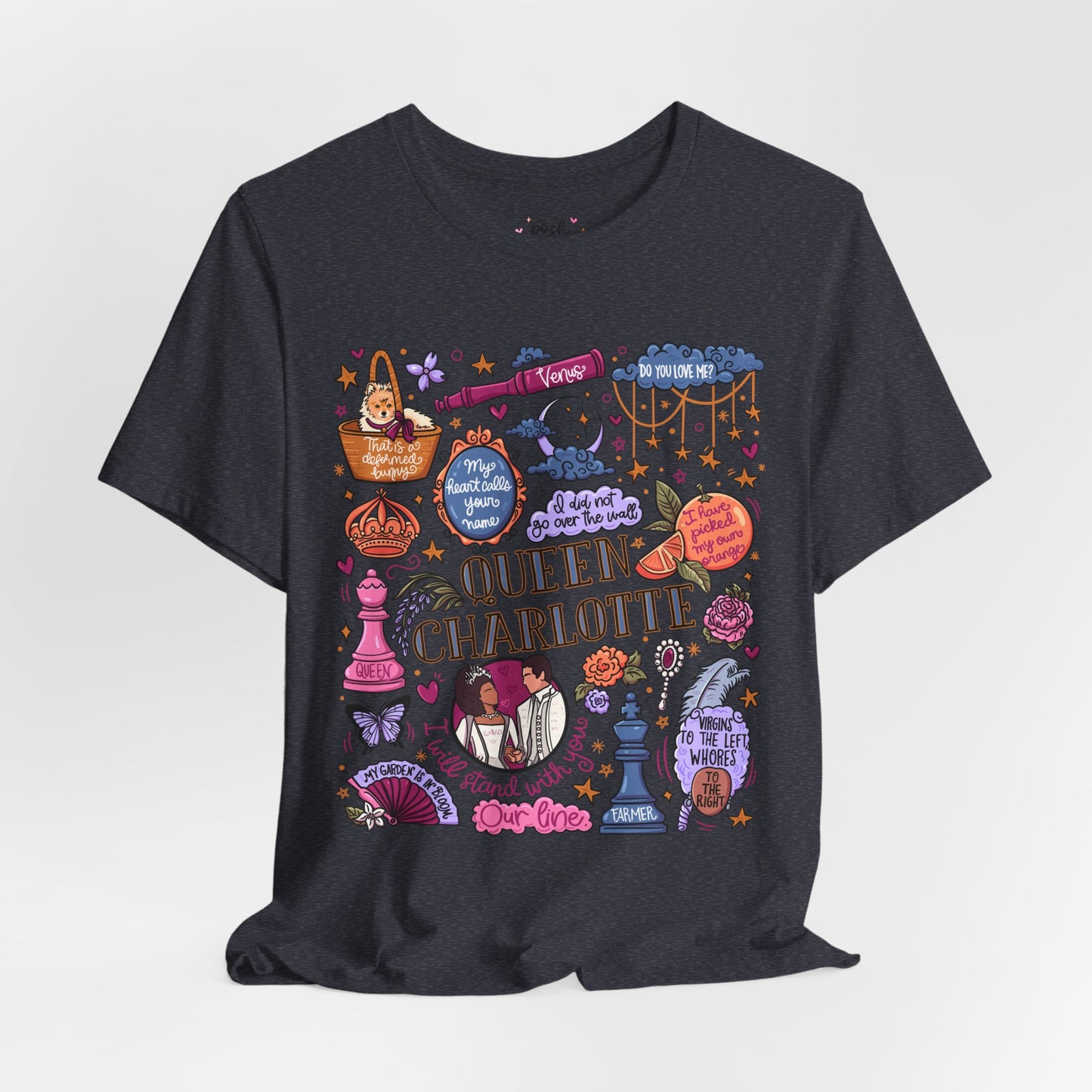 Queen Charlotte T-Shirt | Graphic Tee | Bookish Merch |
