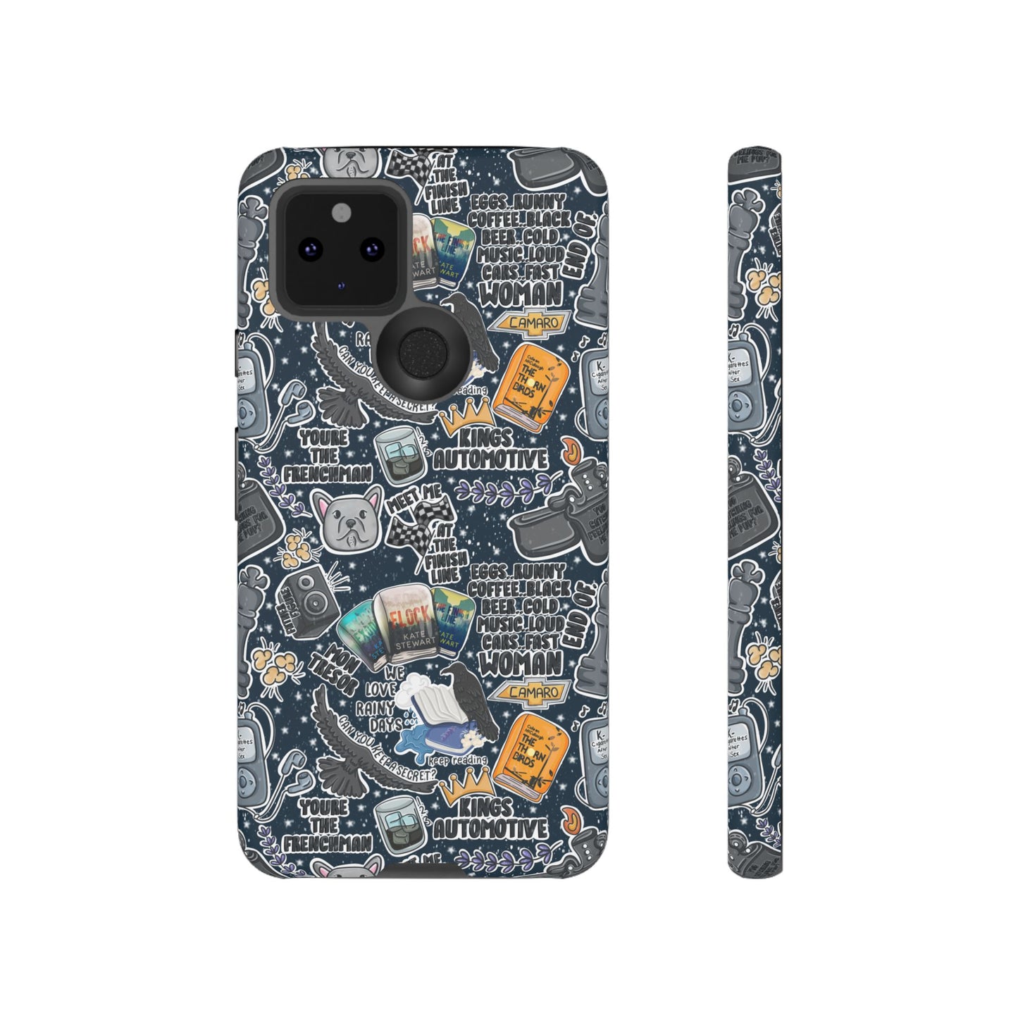 Triple Falls Tough Phone Case | Shockproof | Samsung Case | Google Case | Bookish