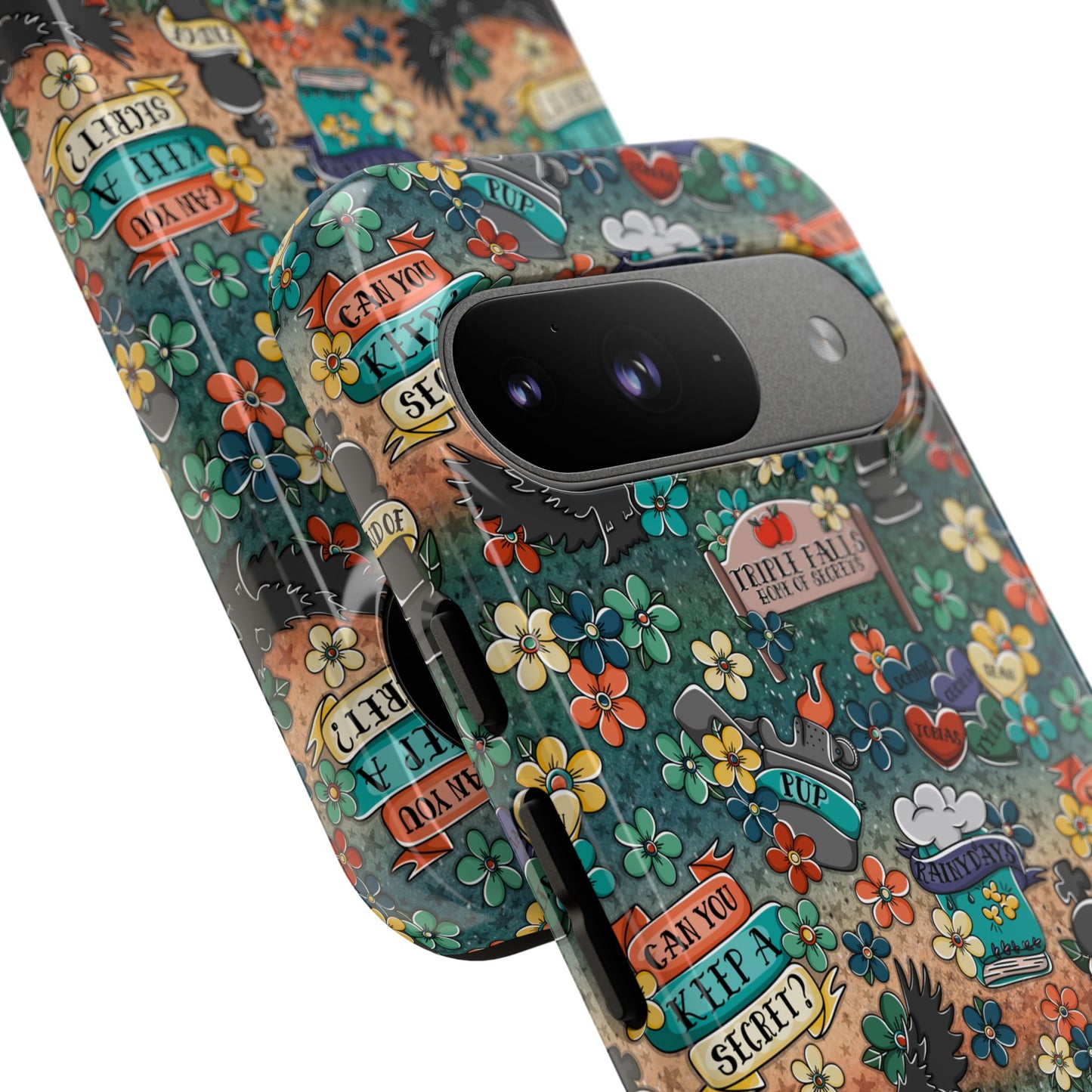 Triple Falls Tough Phone Case | Shockproof | Samsung Case | Google Case | Bookish