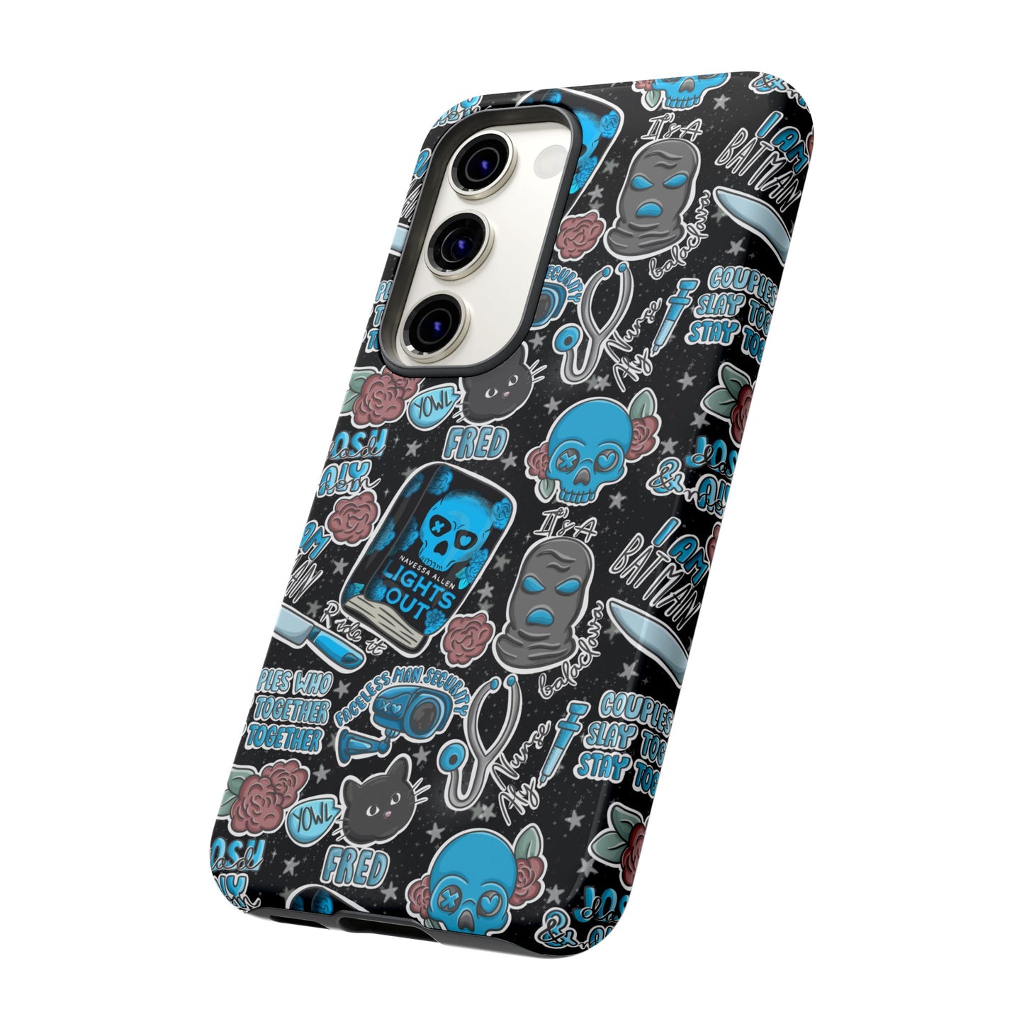 Lights Out Tough Phone Case | Shockproof | Samsung Case | Google Case | Bookish