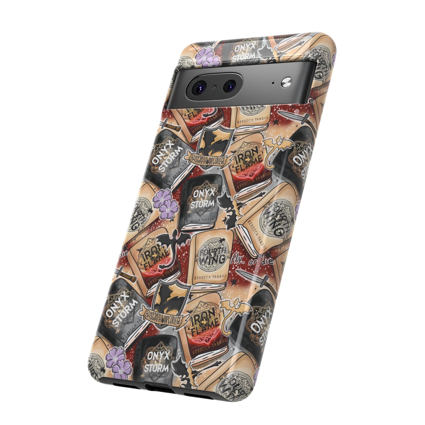Fourth Wing Tough Phone Case | Shockproof | Samsung Case | Google Case | Bookish