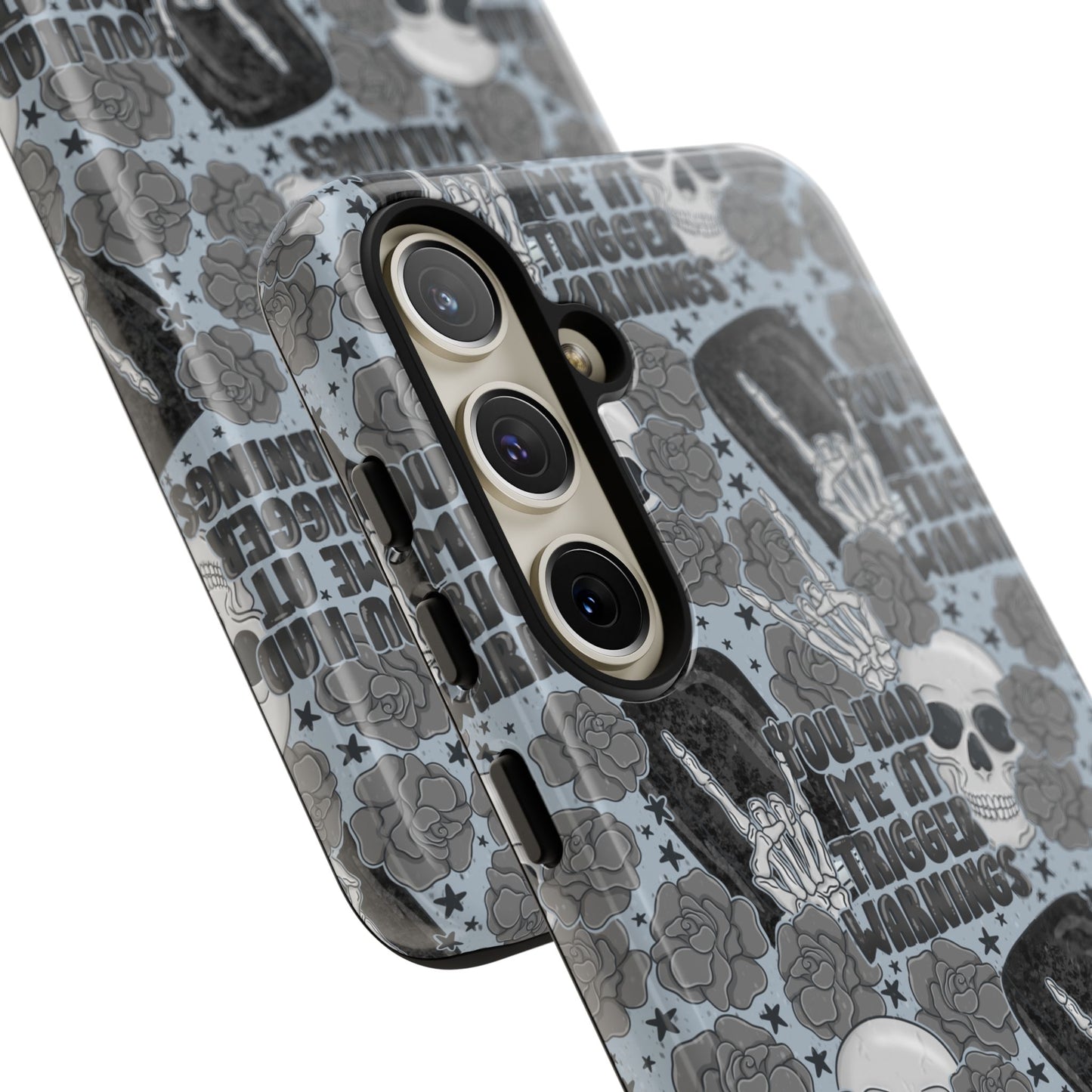 Trigger Warning Tough Phone Case | Shockproof | Samsung Case | Google Case | Bookish
