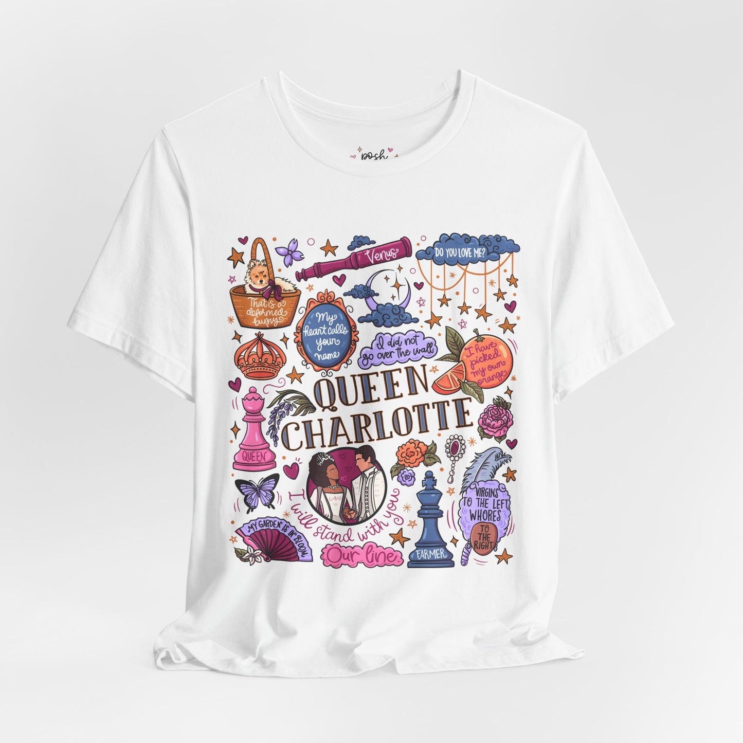 Queen Charlotte T-Shirt | Graphic Tee | Bookish Merch |