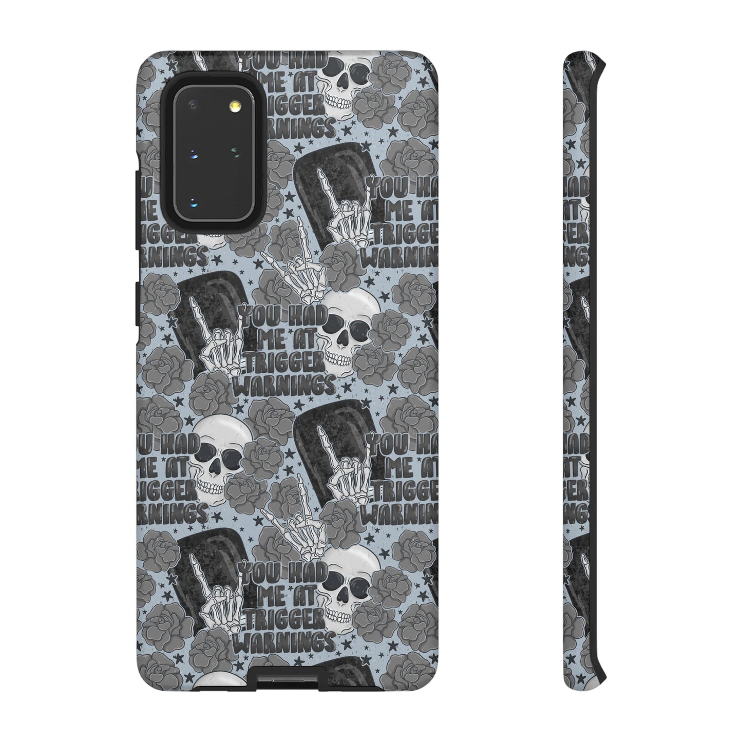 Trigger Warning Tough Phone Case | Shockproof | Samsung Case | Google Case | Bookish
