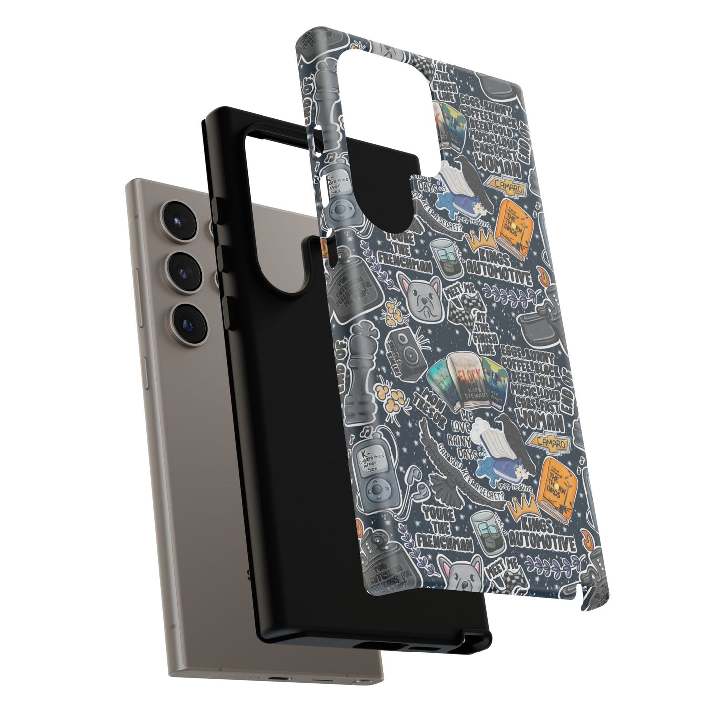 Triple Falls Tough Phone Case | Shockproof | Samsung Case | Google Case | Bookish