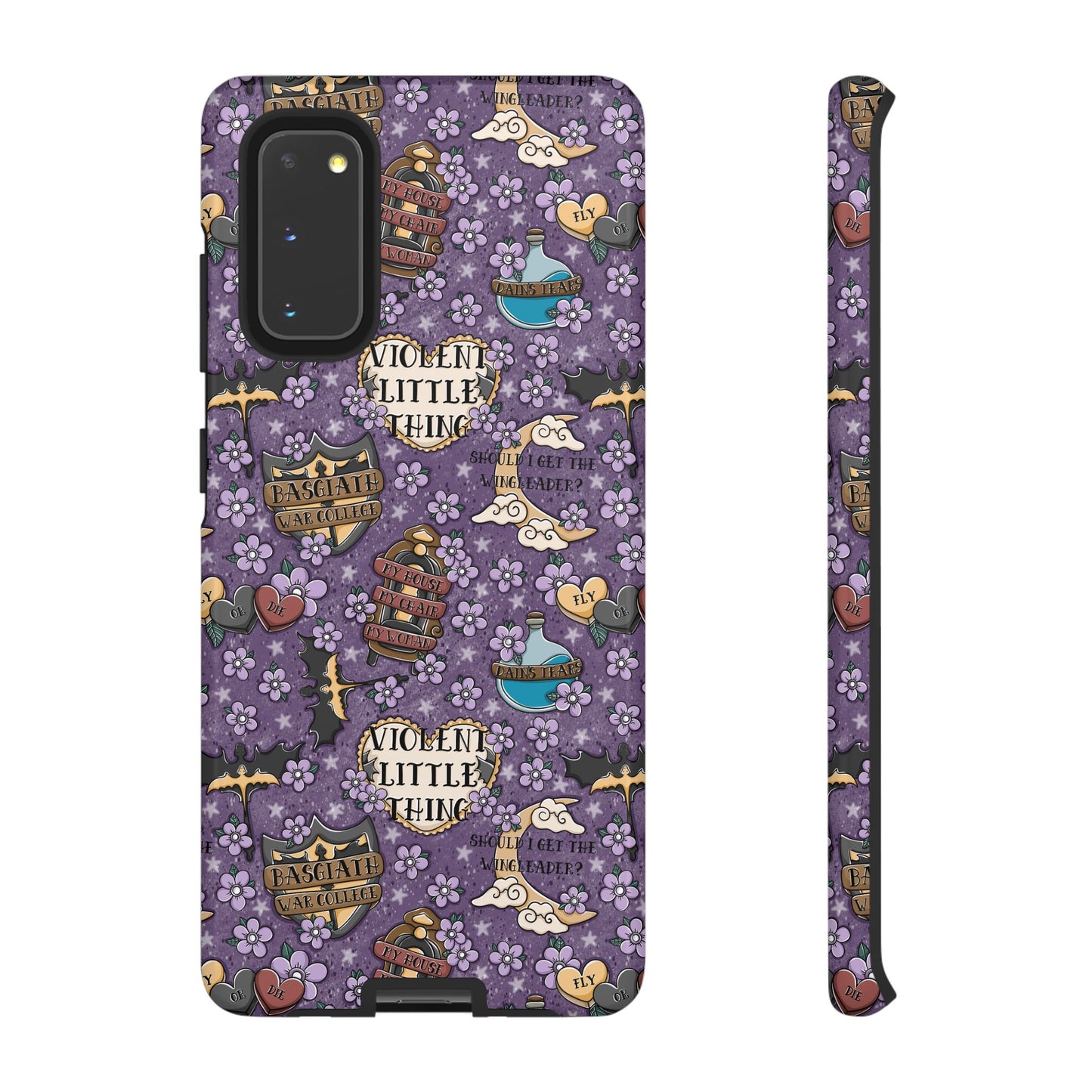 Violent Little Thing Tough Phone Case | Shockproof | Samsung Case | Google Case | Bookish