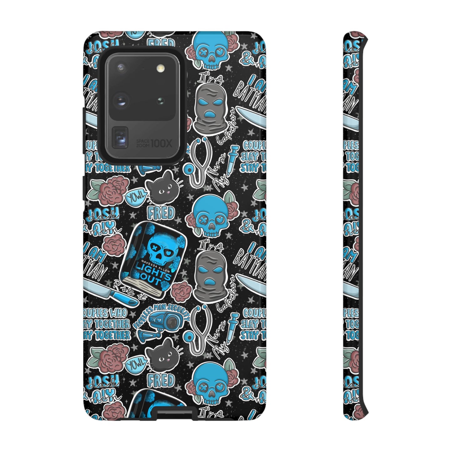 Lights Out Tough Phone Case | Shockproof | Samsung Case | Google Case | Bookish