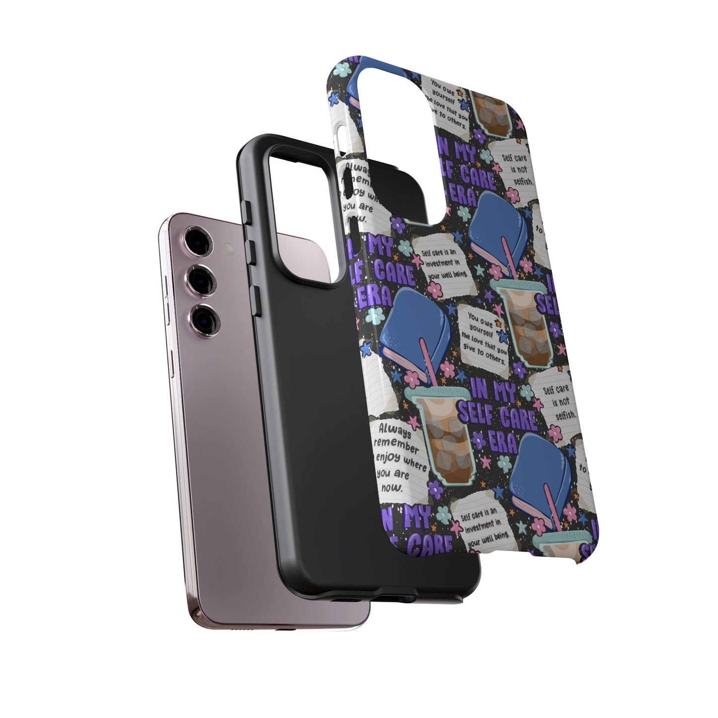 Self Care Tough Phone Case | Shockproof | Samsung Case | Google Case | Bookish