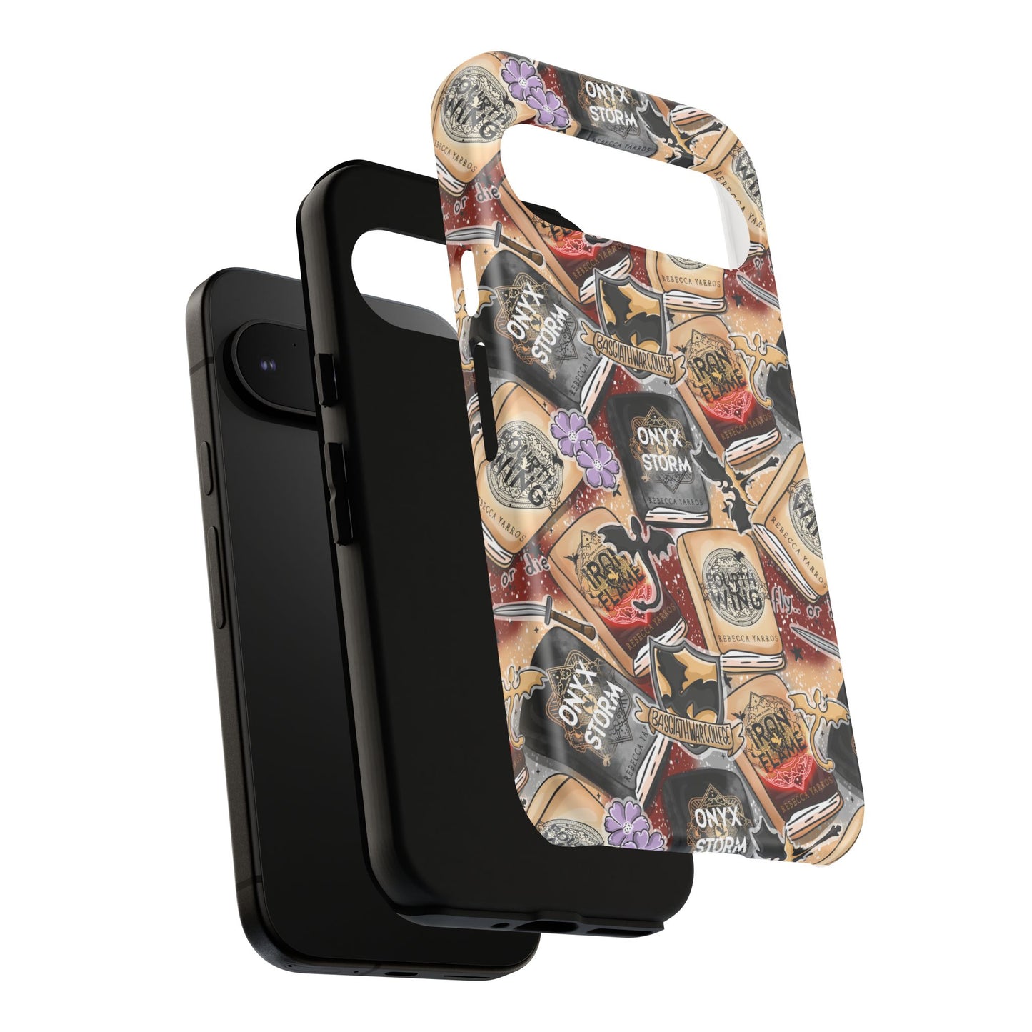 Fourth Wing Tough Phone Case | Shockproof | Samsung Case | Google Case | Bookish