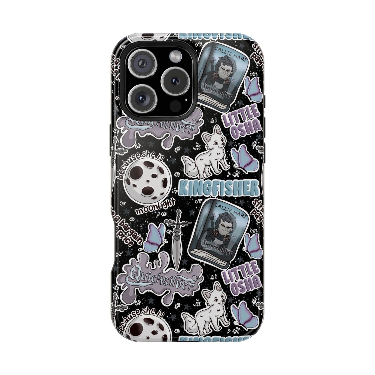 Quicksilver MagSafe Tough Phone Case | Shockproof | iPhone Case | Bookish Phone Case |