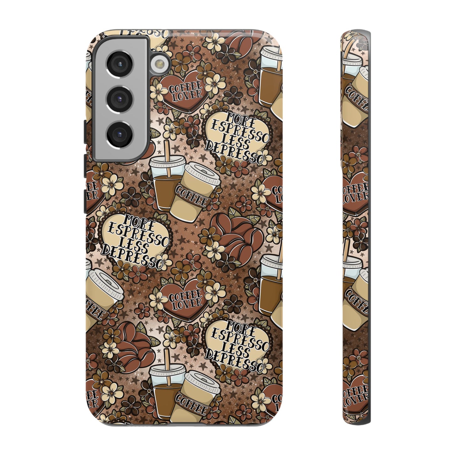 Coffee Lover Tough Phone Case | Shockproof | Samsung Case | Google Case | Iced Coffee