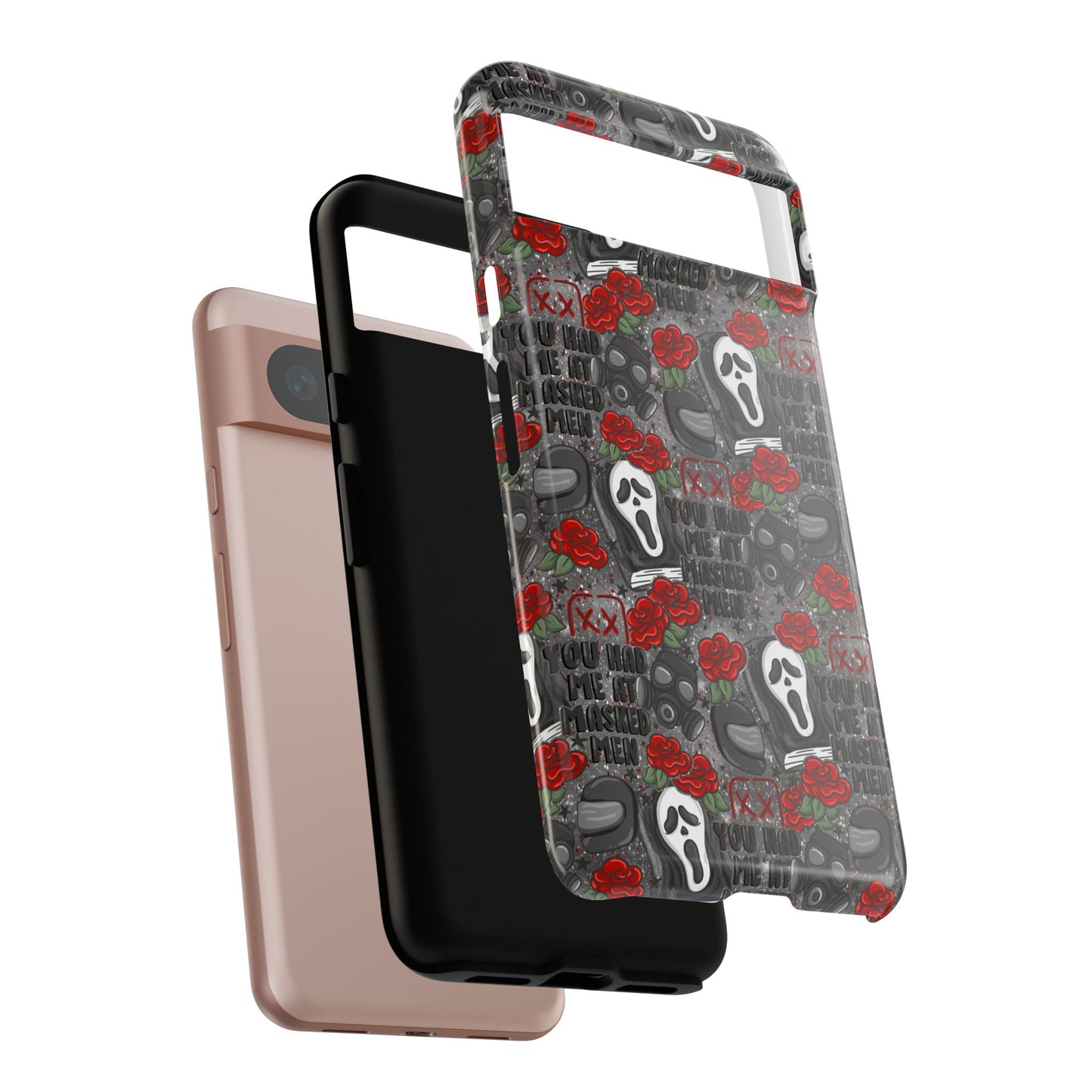 Masked Men Tough Phone Case | Shockproof | Samsung Case | Google Case | Bookish