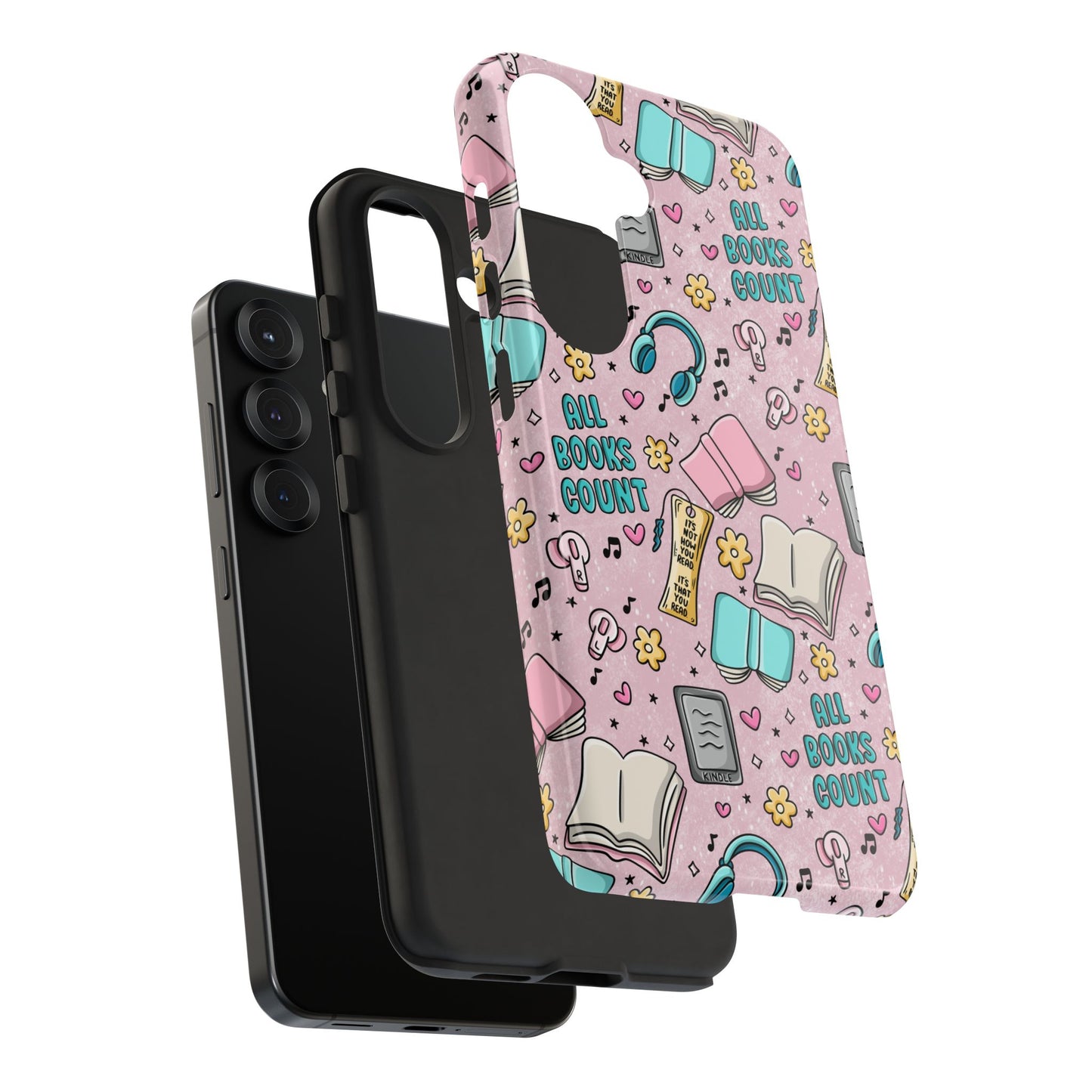 All Books Count Tough Phone Case | Shockproof | Samsung Case | Google Case | Bookish