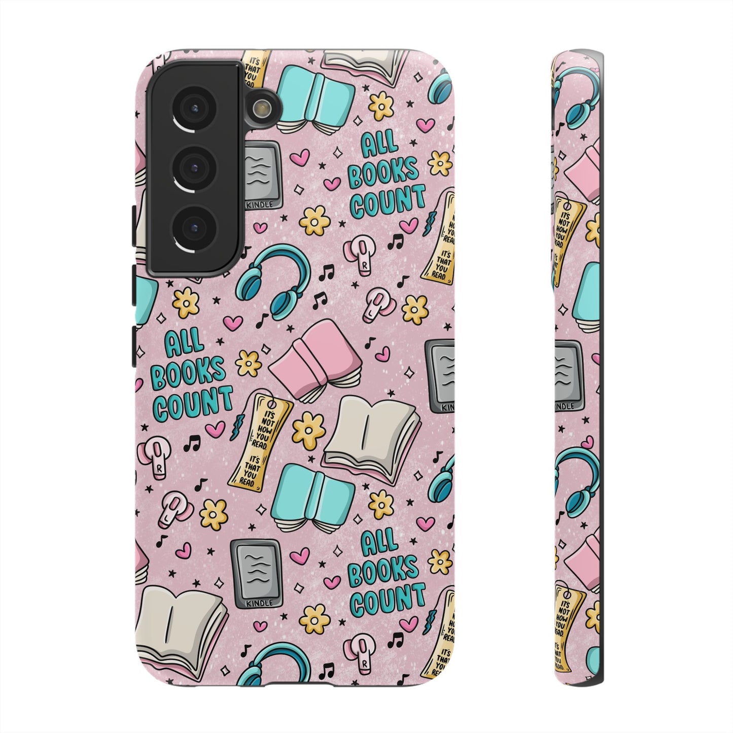 All Books Count Tough Phone Case | Shockproof | Samsung Case | Google Case | Bookish