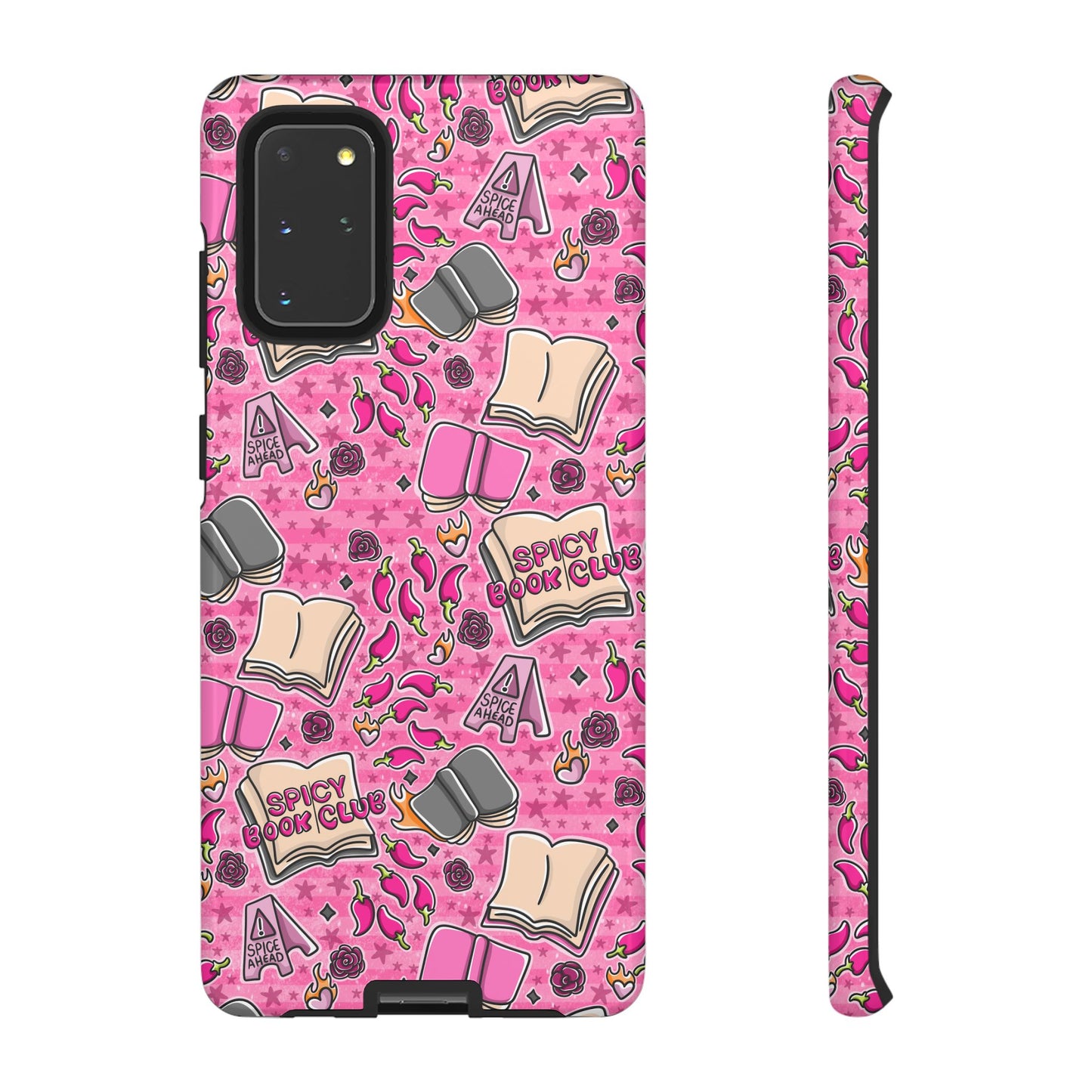 Spicy Book Club Tough Phone Case | Shockproof | Samsung Case | Google Case | Bookish