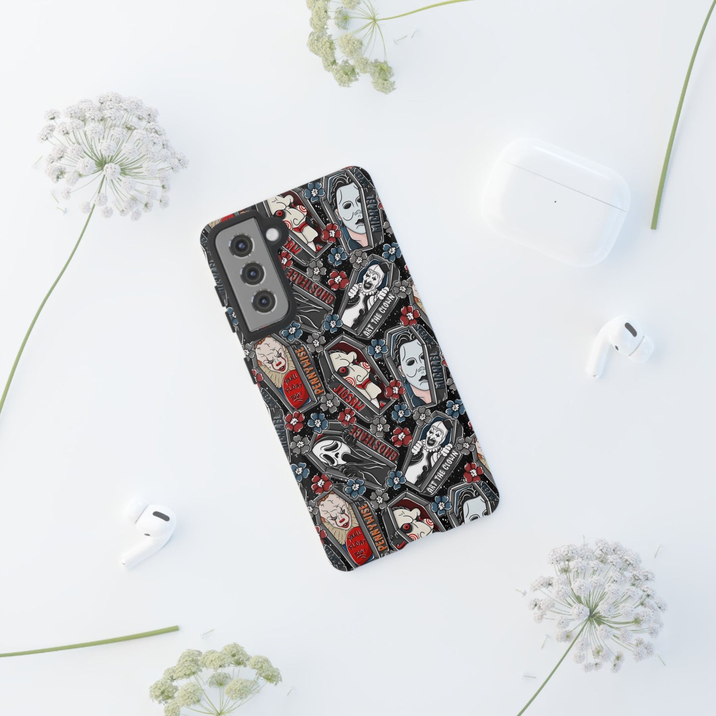 Serial Killers Tough Phone Case | Shockproof | Samsung Case | Google Case | Bookish