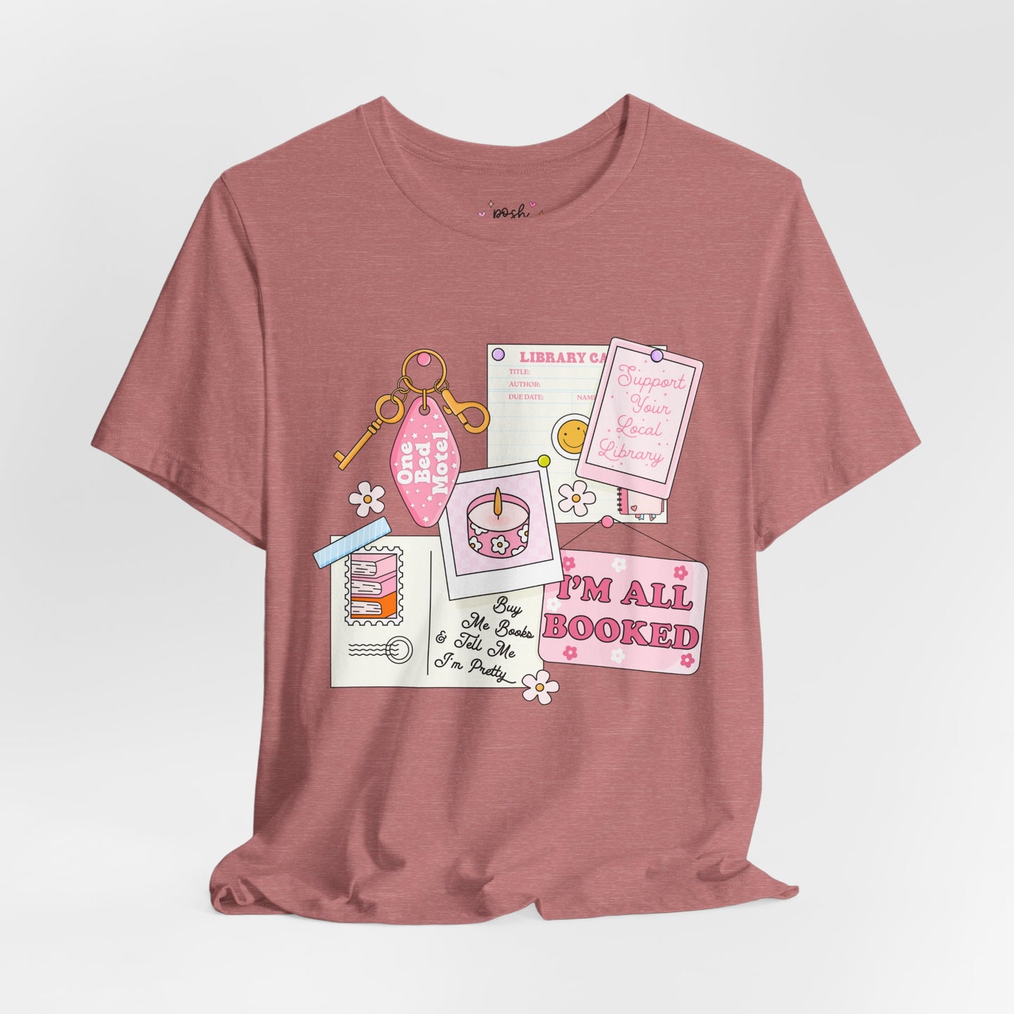 I'm All Booked Shirt | Graphic Tee | Bookish Merch |