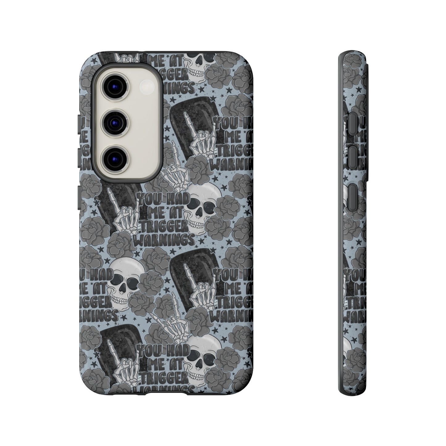Trigger Warning Tough Phone Case | Shockproof | Samsung Case | Google Case | Bookish
