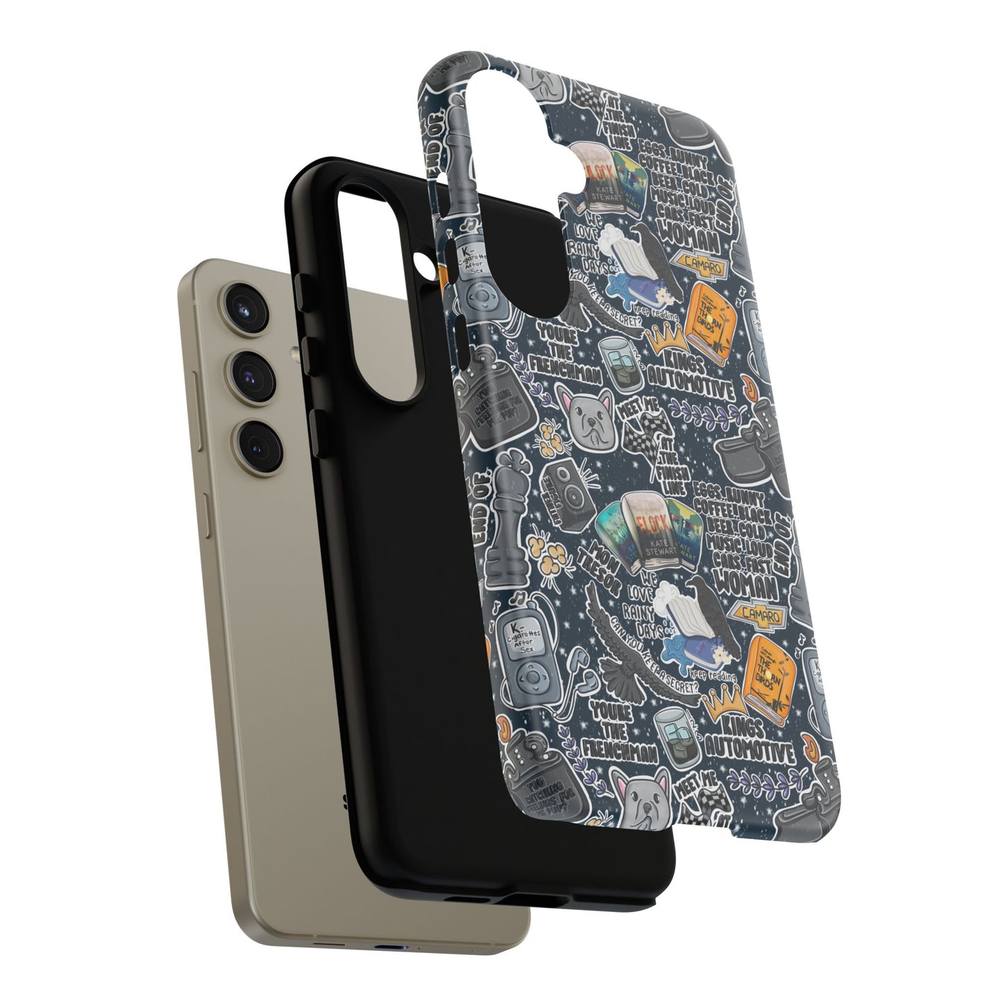 Triple Falls Tough Phone Case | Shockproof | Samsung Case | Google Case | Bookish