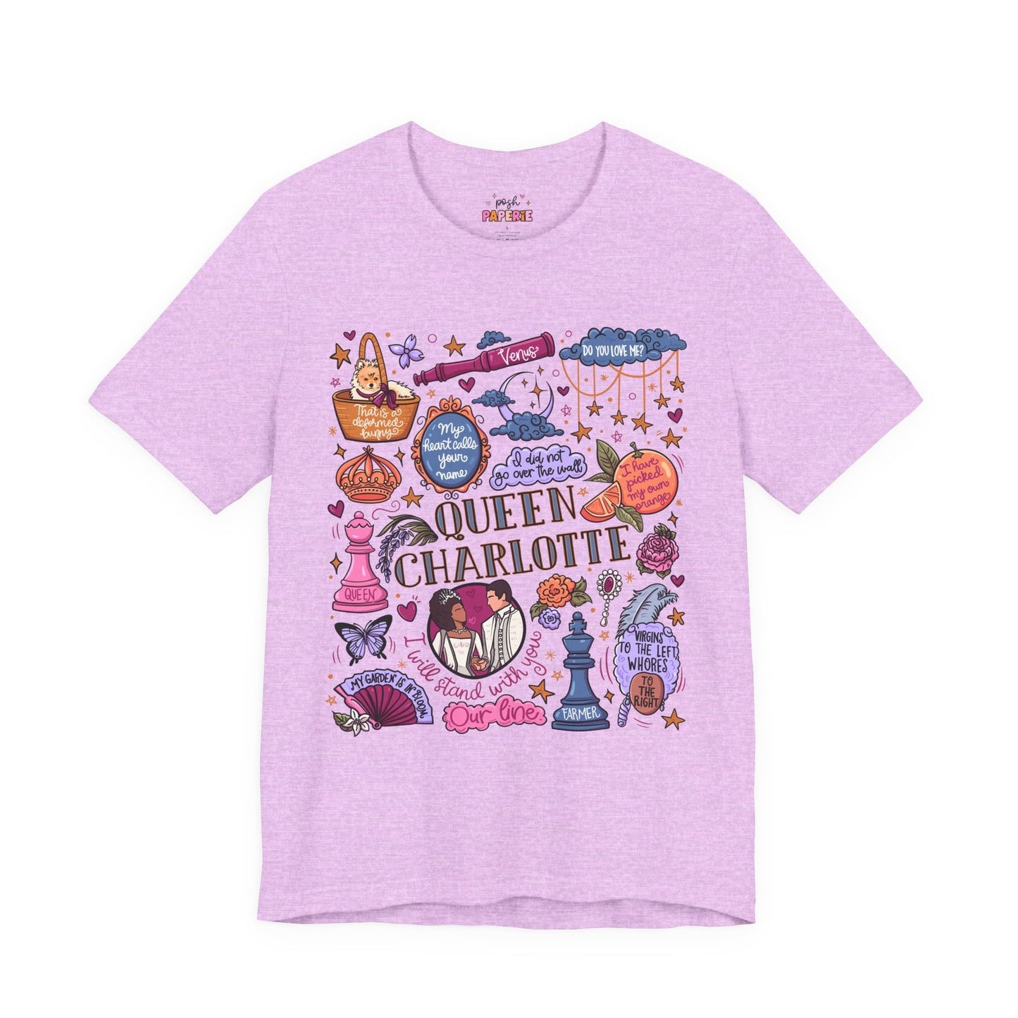Queen Charlotte T-Shirt | Graphic Tee | Bookish Merch |
