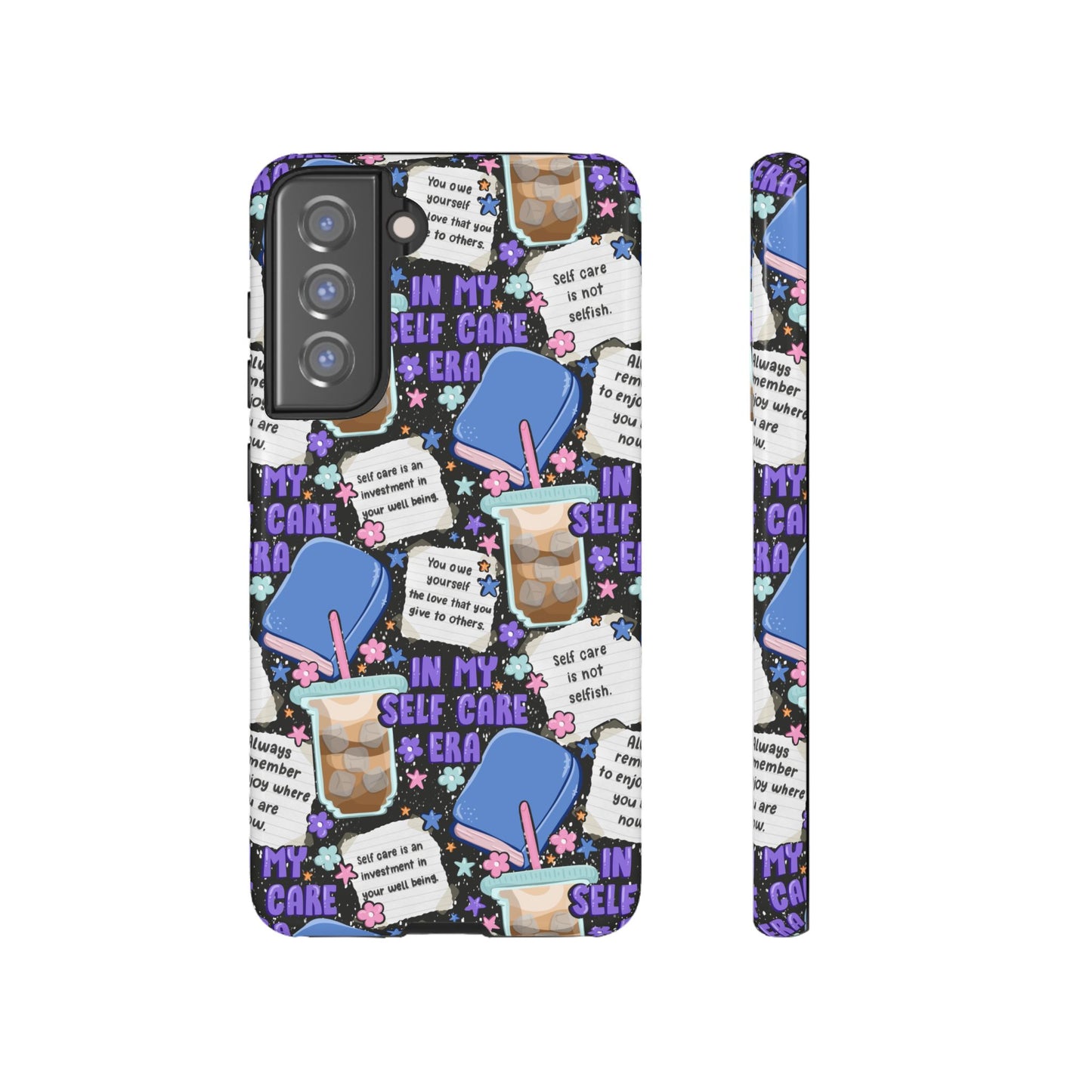 Self Care Tough Phone Case | Shockproof | Samsung Case | Google Case | Bookish