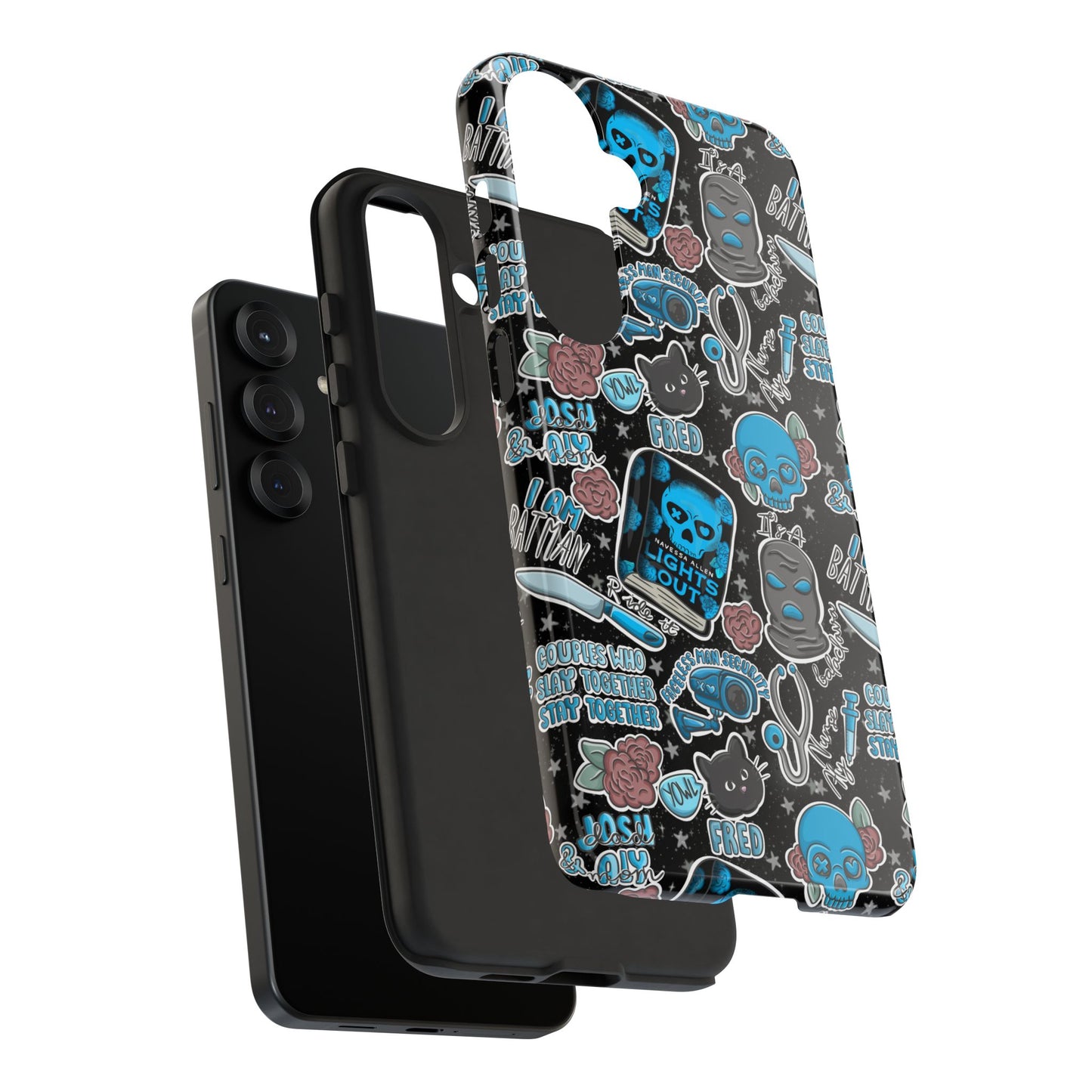 Lights Out Tough Phone Case | Shockproof | Samsung Case | Google Case | Bookish