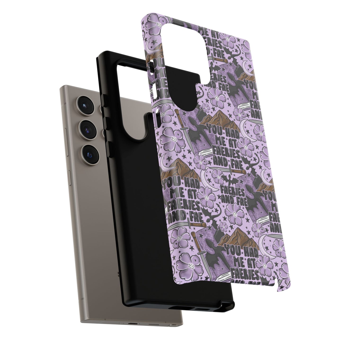 You Had Me At Faeries & Fae Tough Phone Case | Shockproof | Samsung Case | Google Case | Bookish