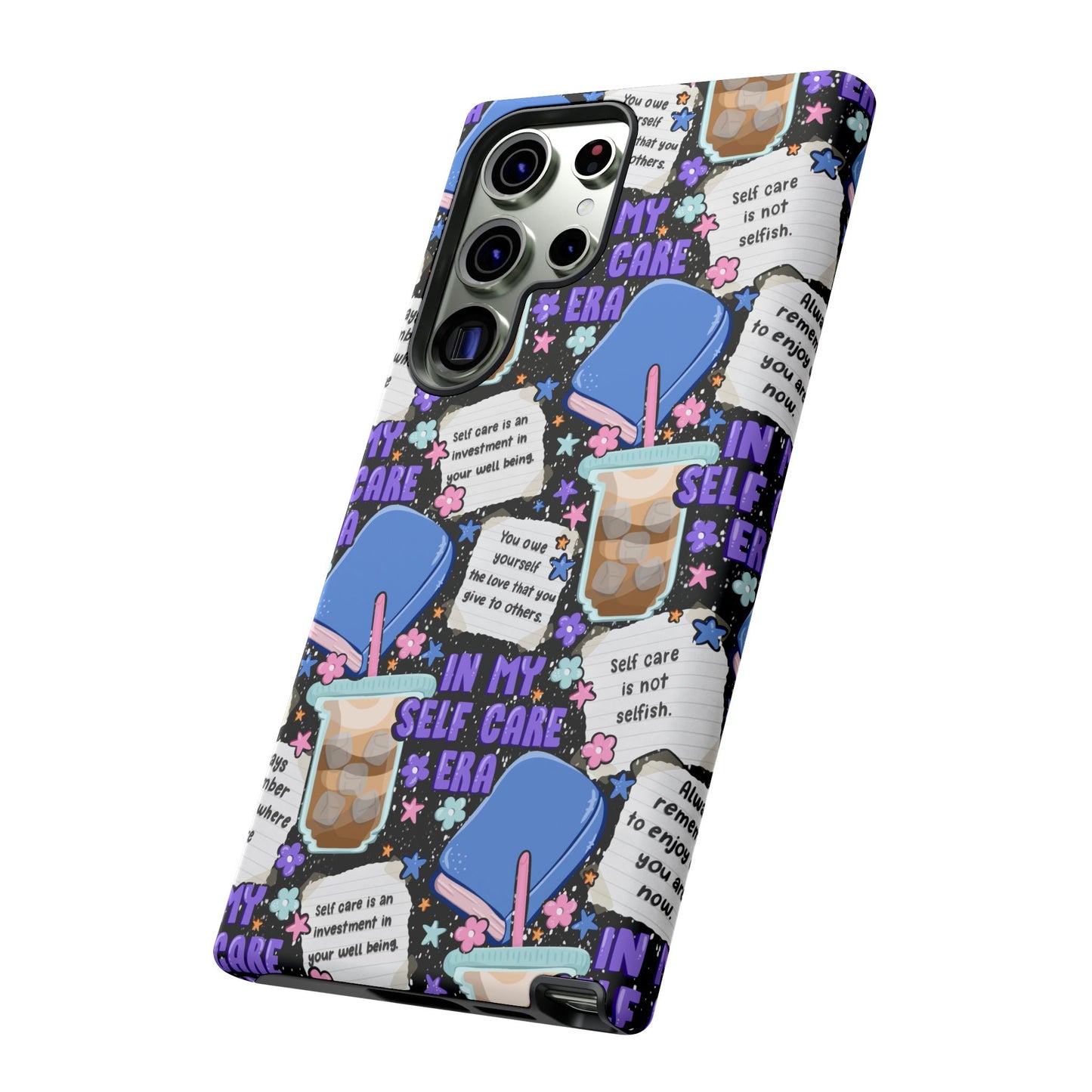 Self Care Tough Phone Case | Shockproof | Samsung Case | Google Case | Bookish