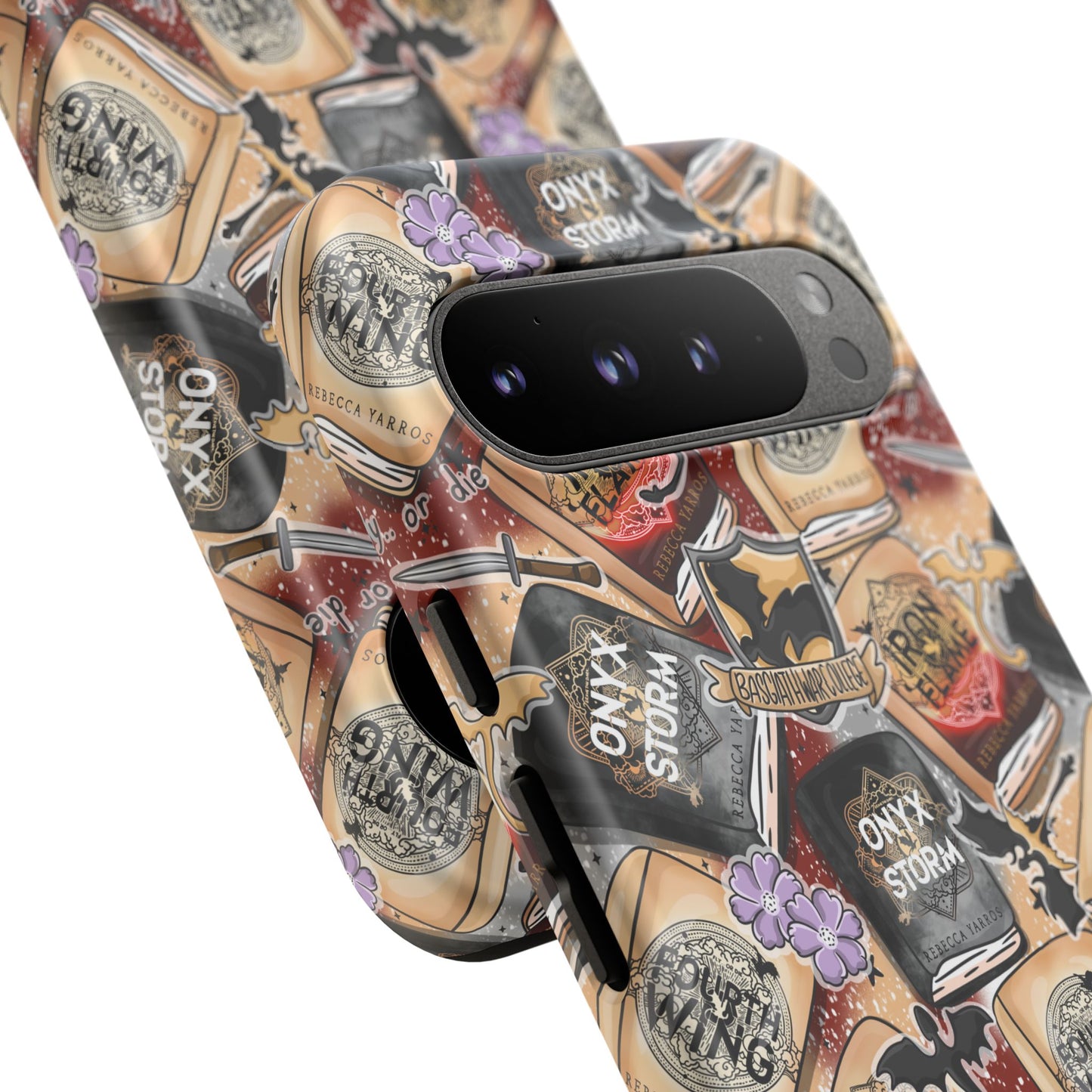 Fourth Wing Tough Phone Case | Shockproof | Samsung Case | Google Case | Bookish