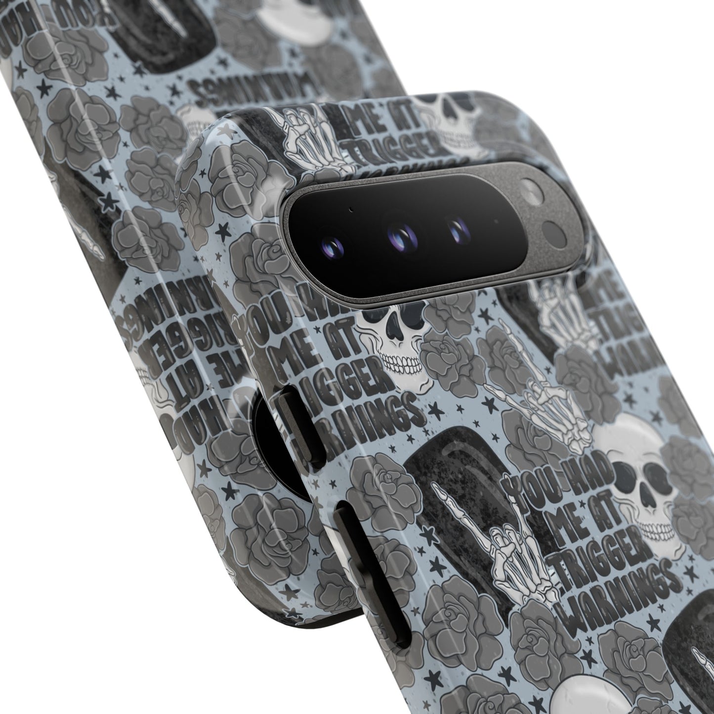 Trigger Warning Tough Phone Case | Shockproof | Samsung Case | Google Case | Bookish