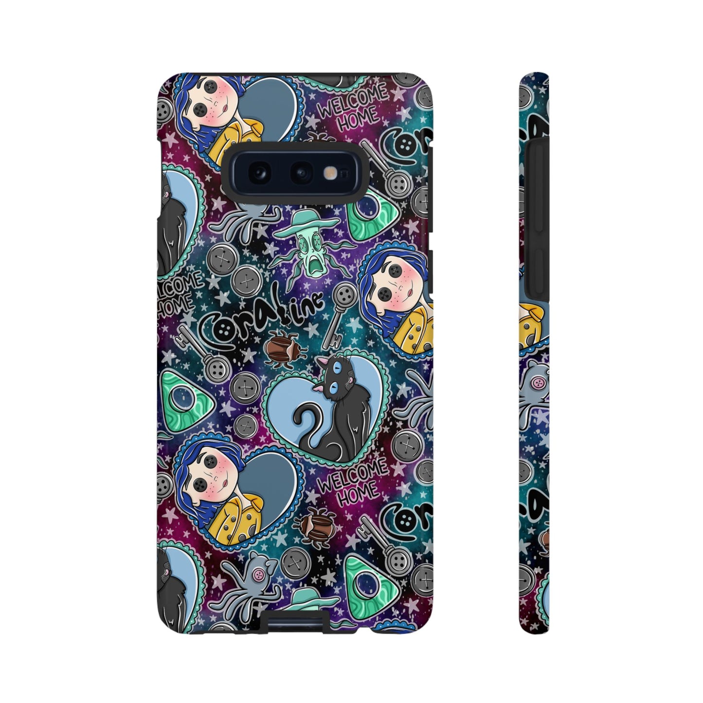 Button Girl Tough Phone Case | Shockproof | Samsung Case | Google Case |