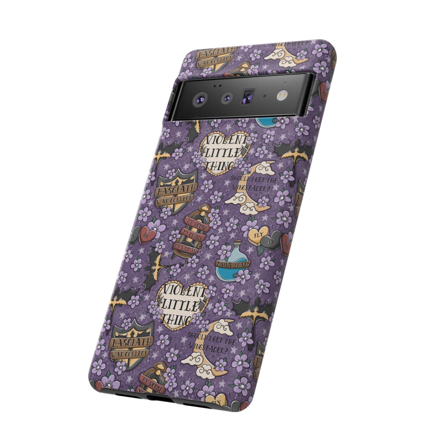Violent Little Thing Tough Phone Case | Shockproof | Samsung Case | Google Case | Bookish