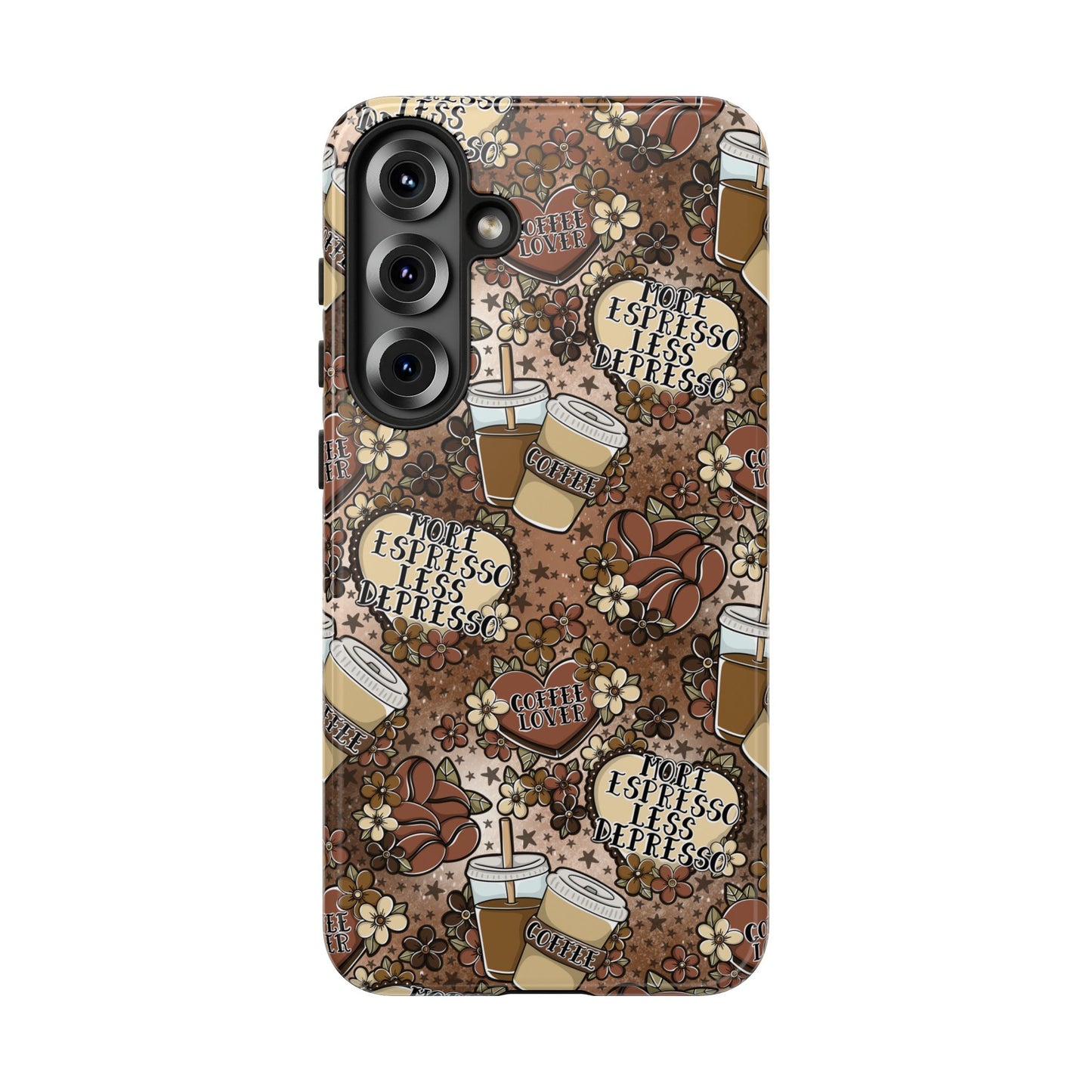Coffee Lover Tough Phone Case | Shockproof | Samsung Case | Google Case | Iced Coffee