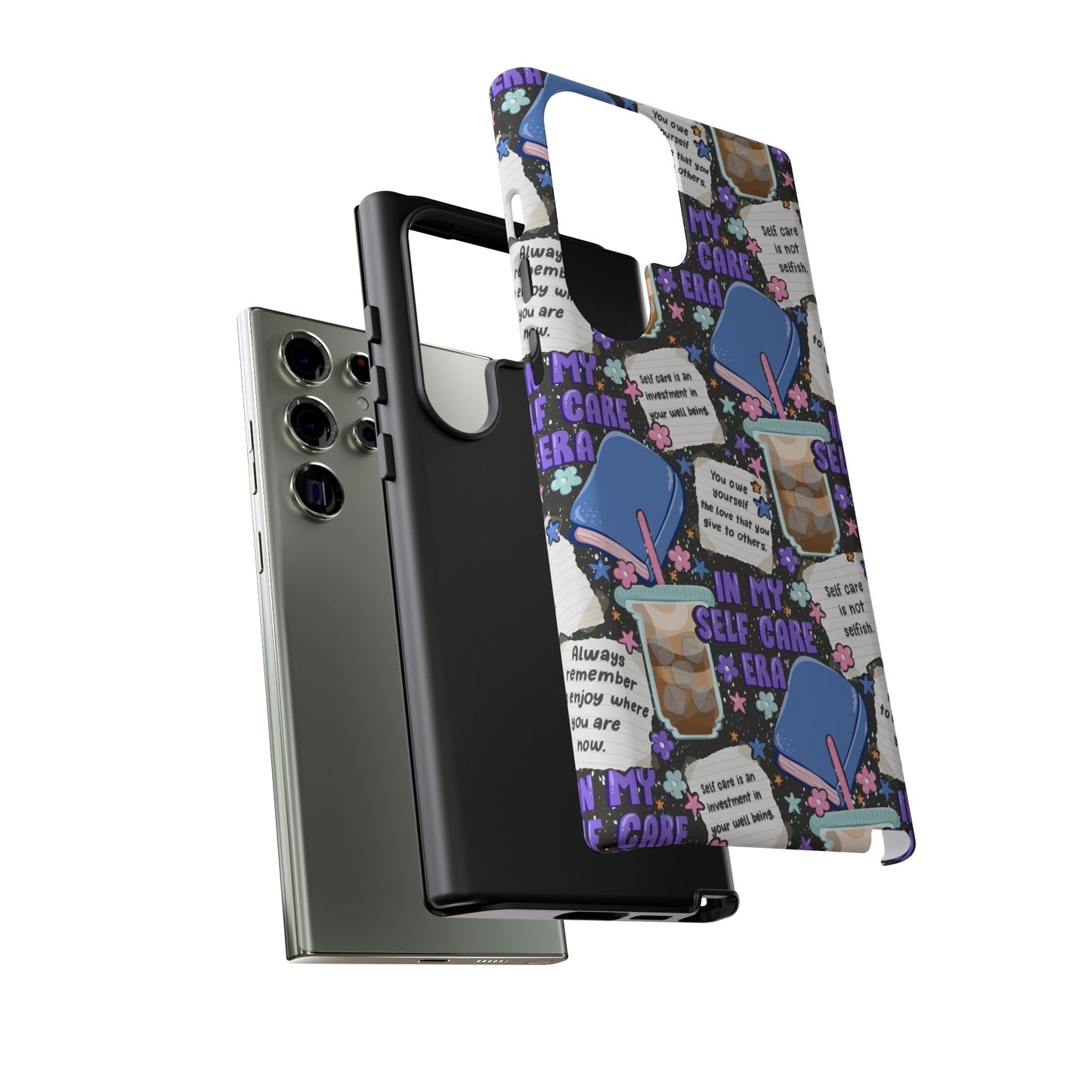 Self Care Tough Phone Case | Shockproof | Samsung Case | Google Case | Bookish