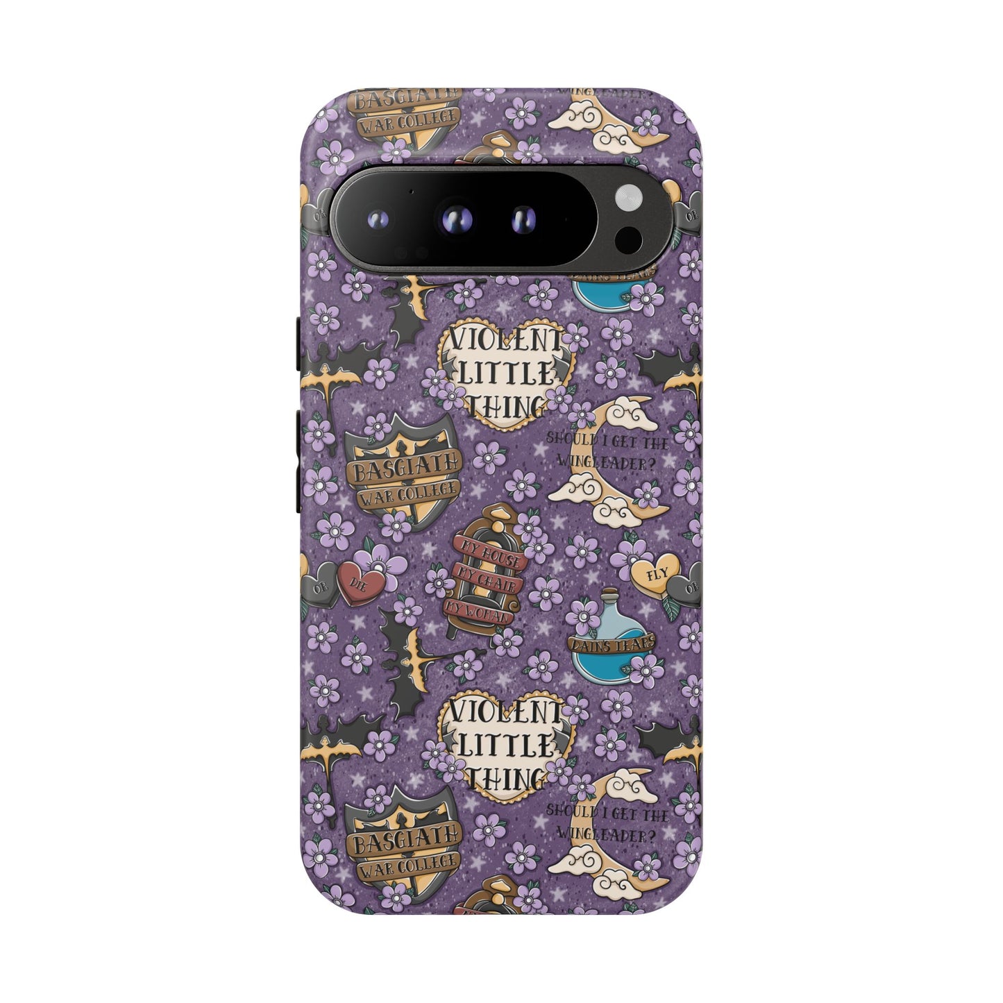 Violent Little Thing Tough Phone Case | Shockproof | Samsung Case | Google Case | Bookish