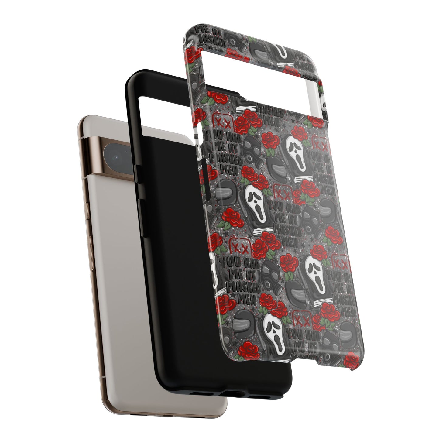 Masked Men Tough Phone Case | Shockproof | Samsung Case | Google Case | Bookish