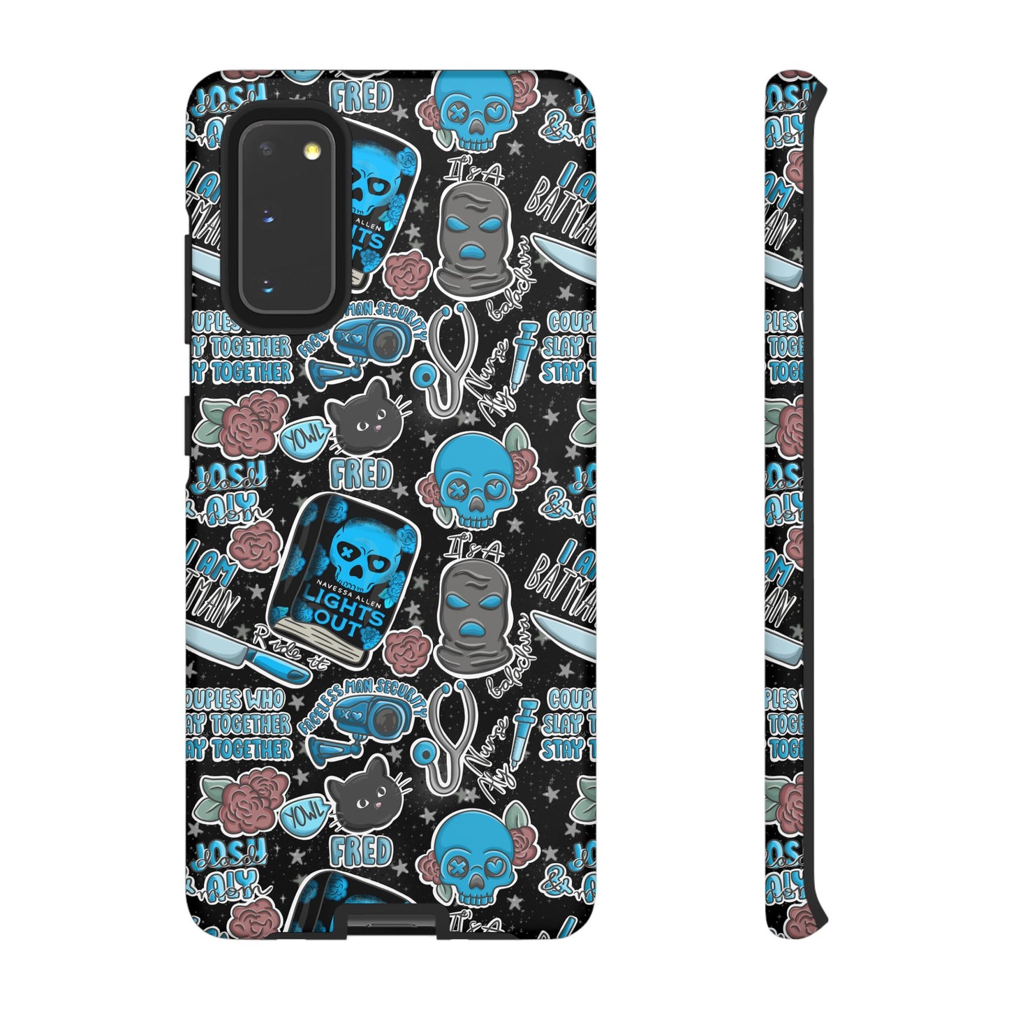 Lights Out Tough Phone Case | Shockproof | Samsung Case | Google Case | Bookish