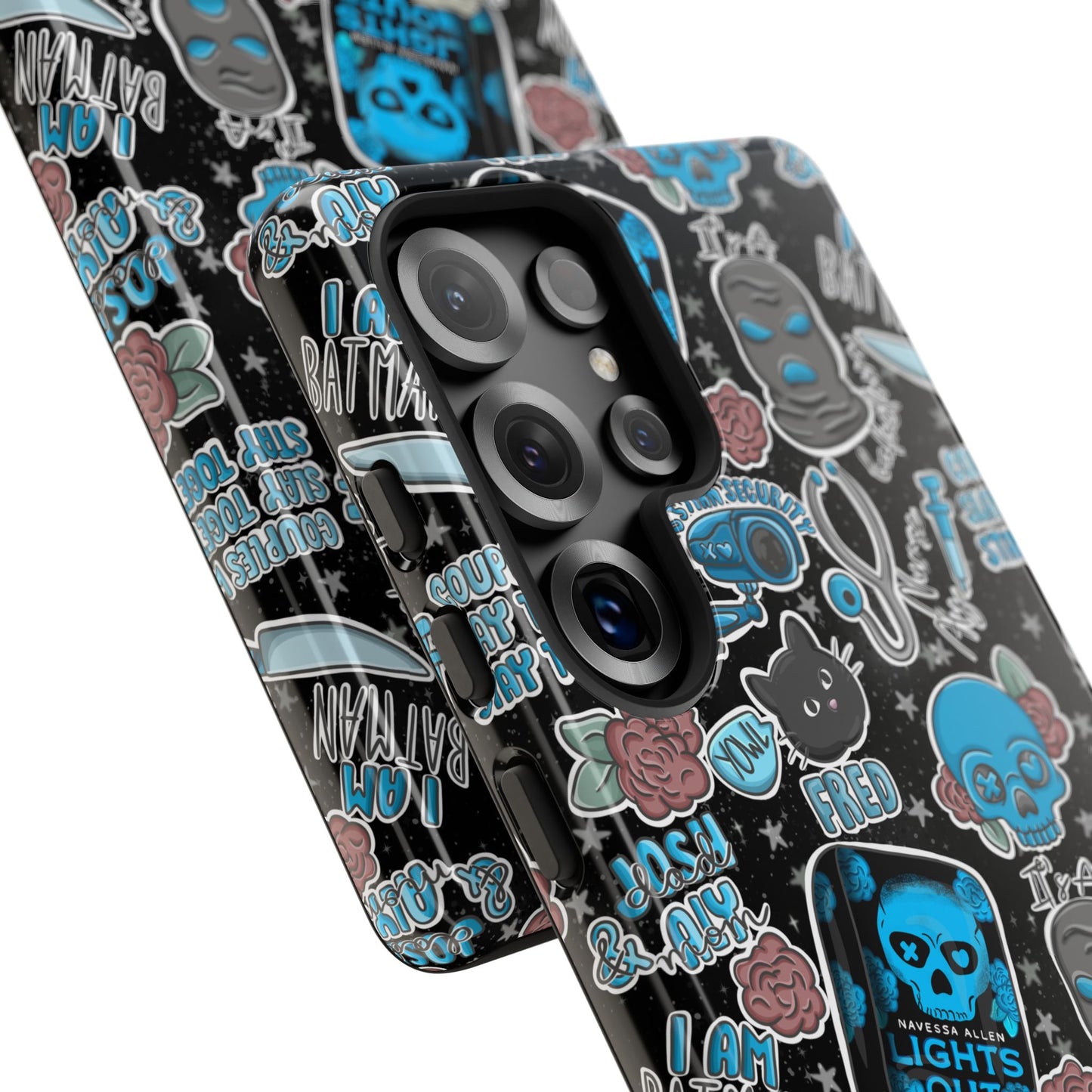Lights Out Tough Phone Case | Shockproof | Samsung Case | Google Case | Bookish