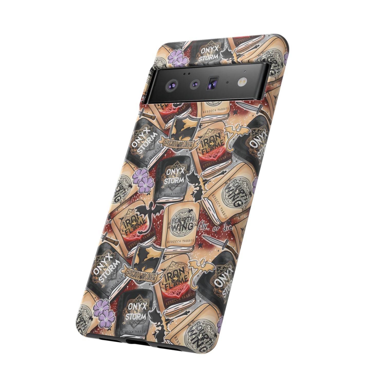 Fourth Wing Tough Phone Case | Shockproof | Samsung Case | Google Case | Bookish