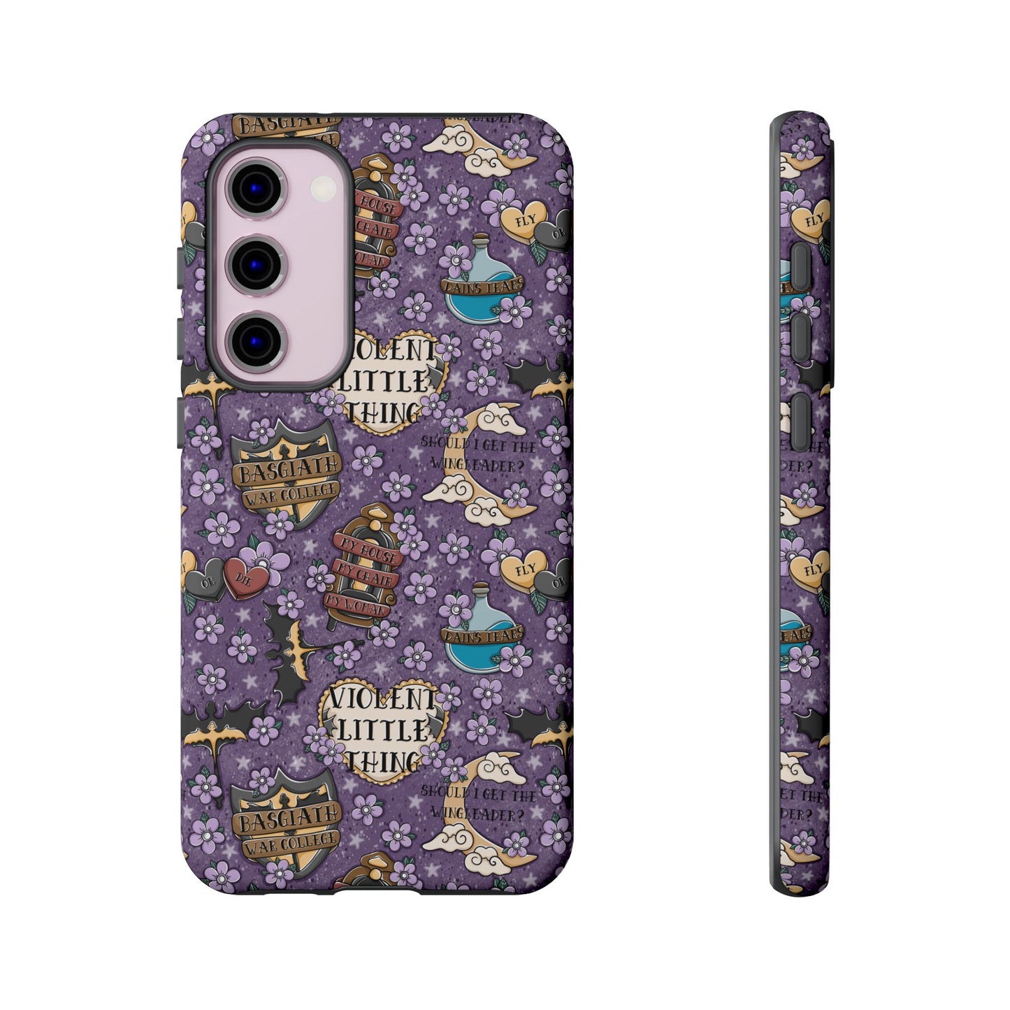 Violent Little Thing Tough Phone Case | Shockproof | Samsung Case | Google Case | Bookish