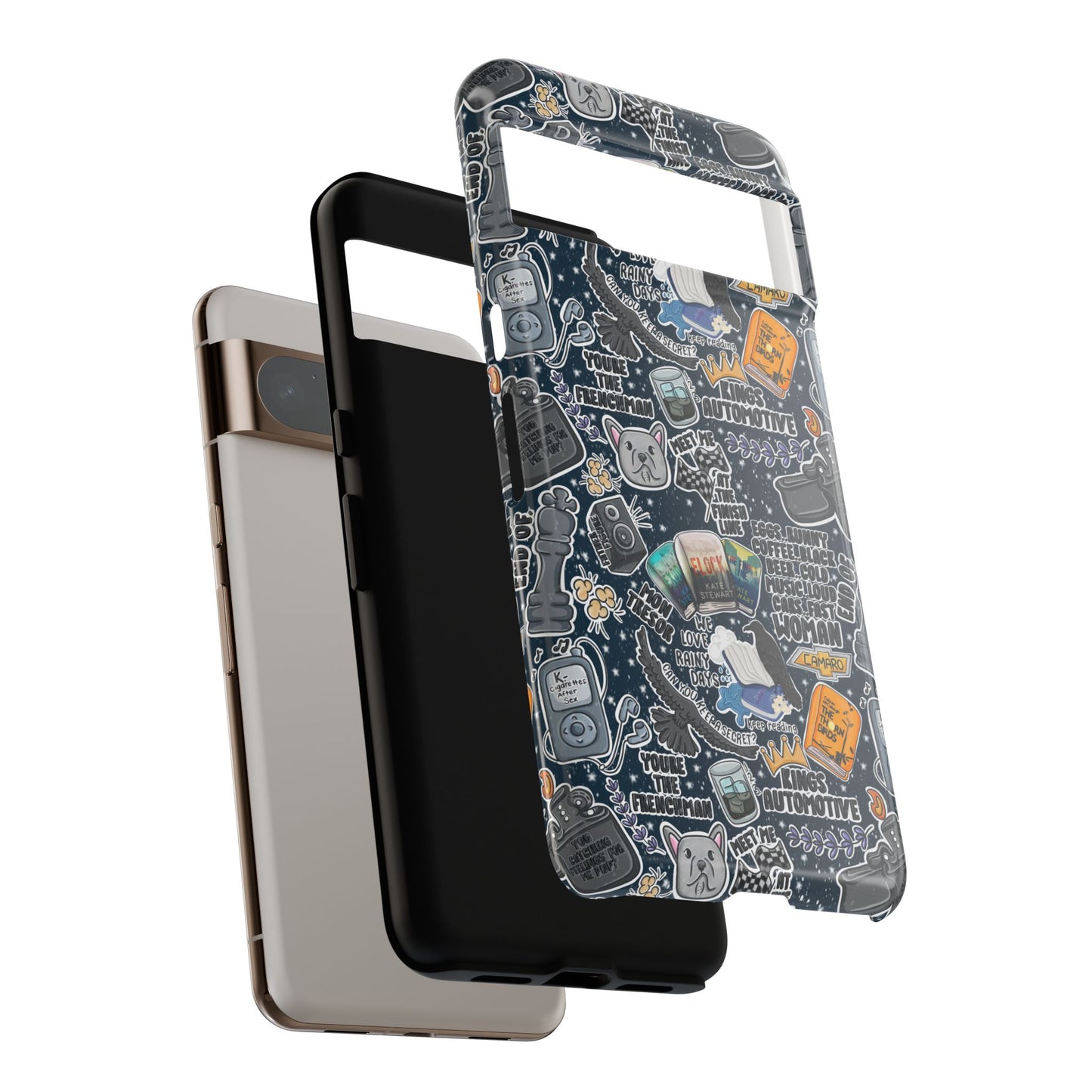 Triple Falls Tough Phone Case | Shockproof | Samsung Case | Google Case | Bookish