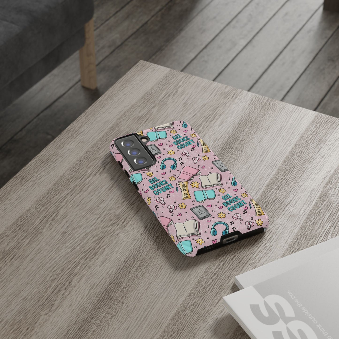 All Books Count Tough Phone Case | Shockproof | Samsung Case | Google Case | Bookish