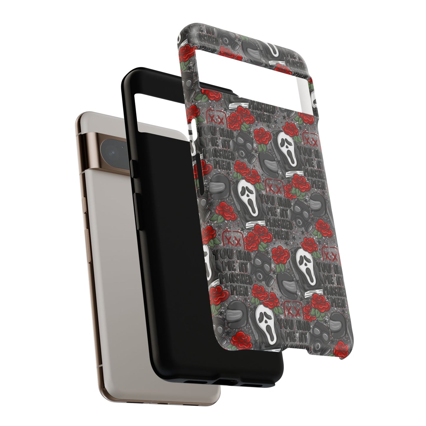 Masked Men Tough Phone Case | Shockproof | Samsung Case | Google Case | Bookish