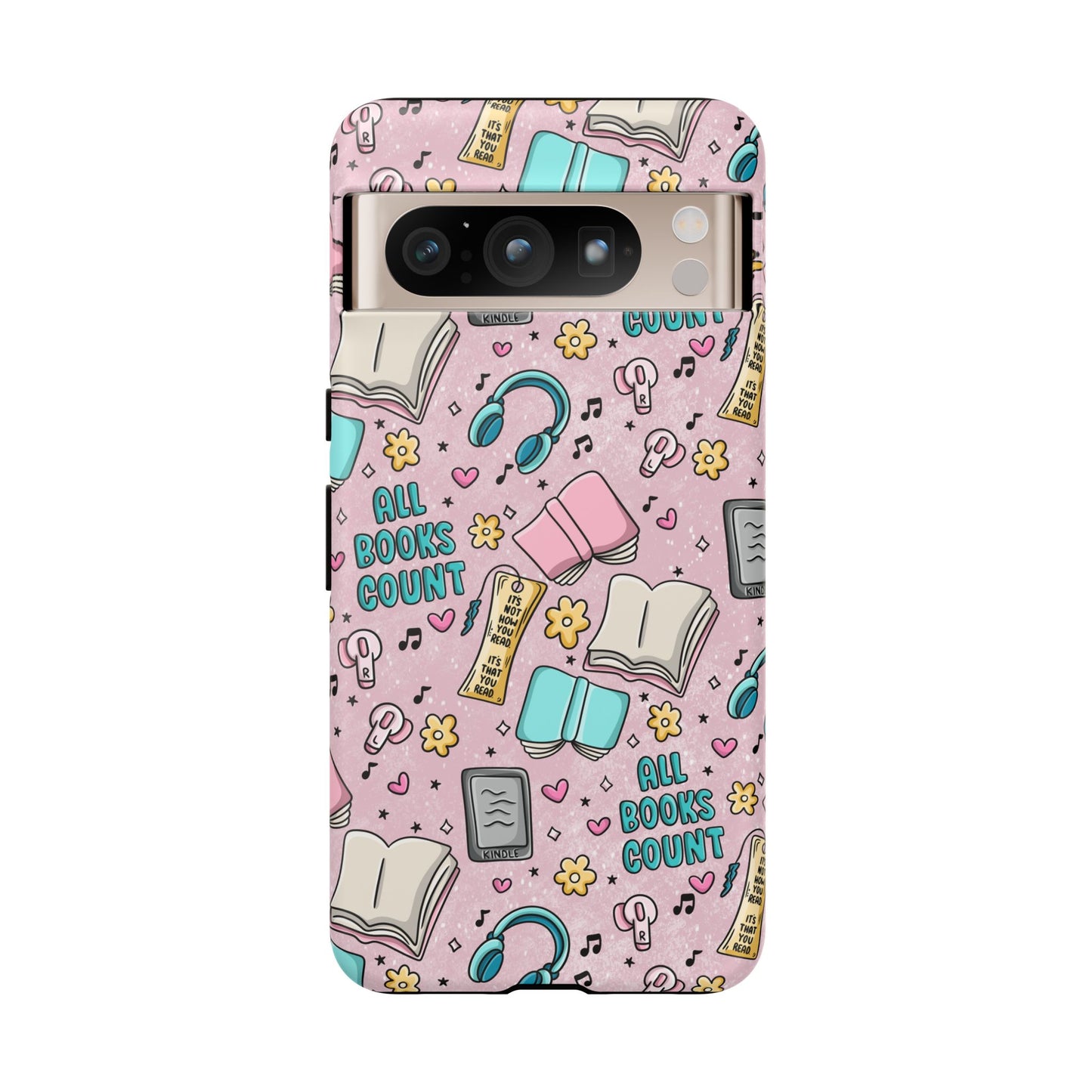 All Books Count Tough Phone Case | Shockproof | Samsung Case | Google Case | Bookish