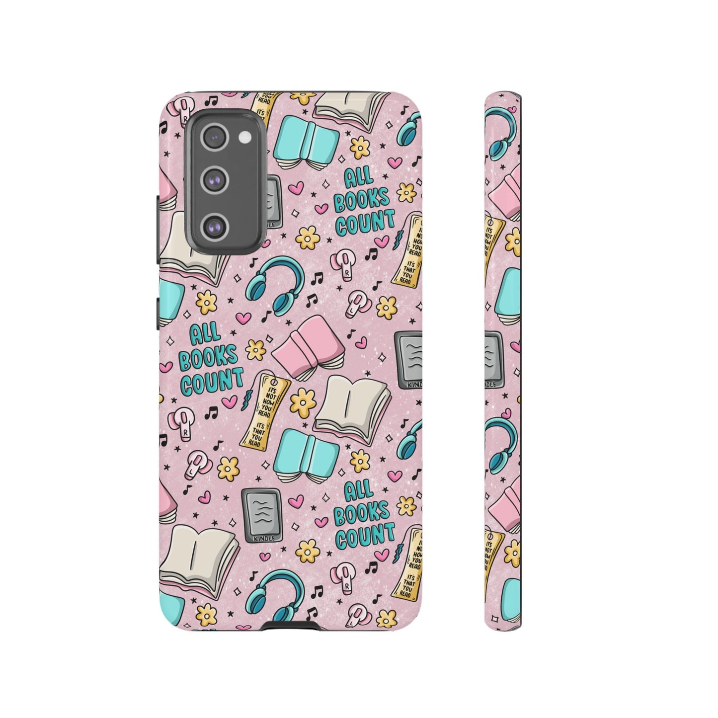 All Books Count Tough Phone Case | Shockproof | Samsung Case | Google Case | Bookish
