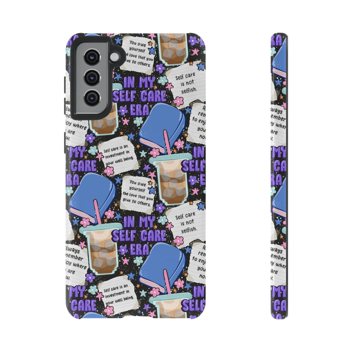 Self Care Tough Phone Case | Shockproof | Samsung Case | Google Case | Bookish