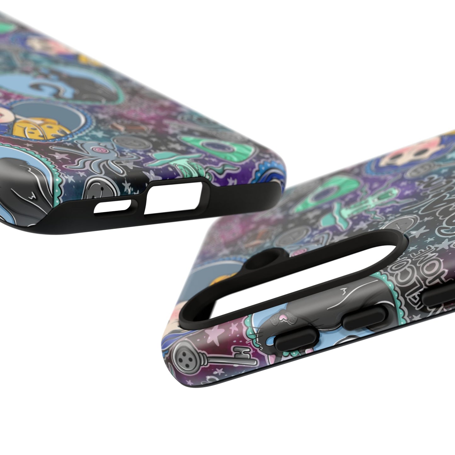 Button Girl Tough Phone Case | Shockproof | Samsung Case | Google Case |