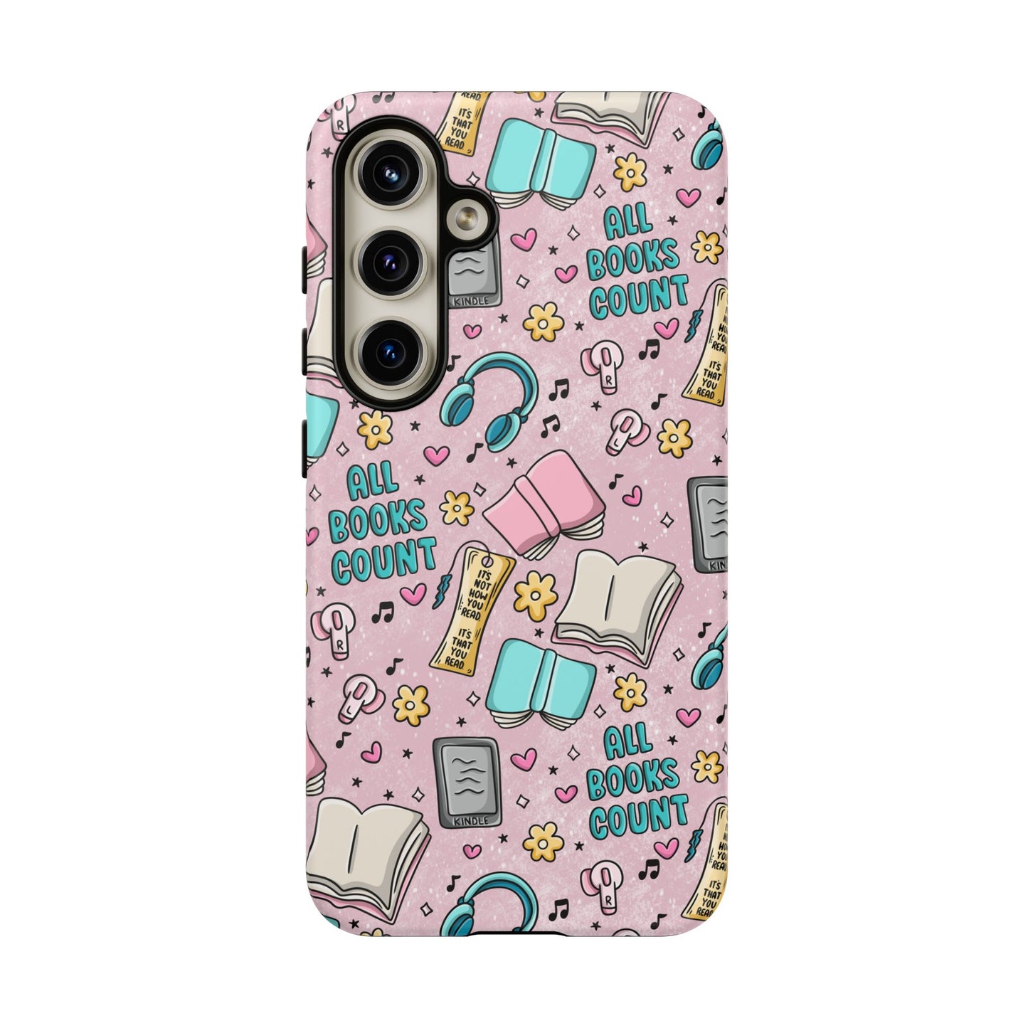 All Books Count Tough Phone Case | Shockproof | Samsung Case | Google Case | Bookish