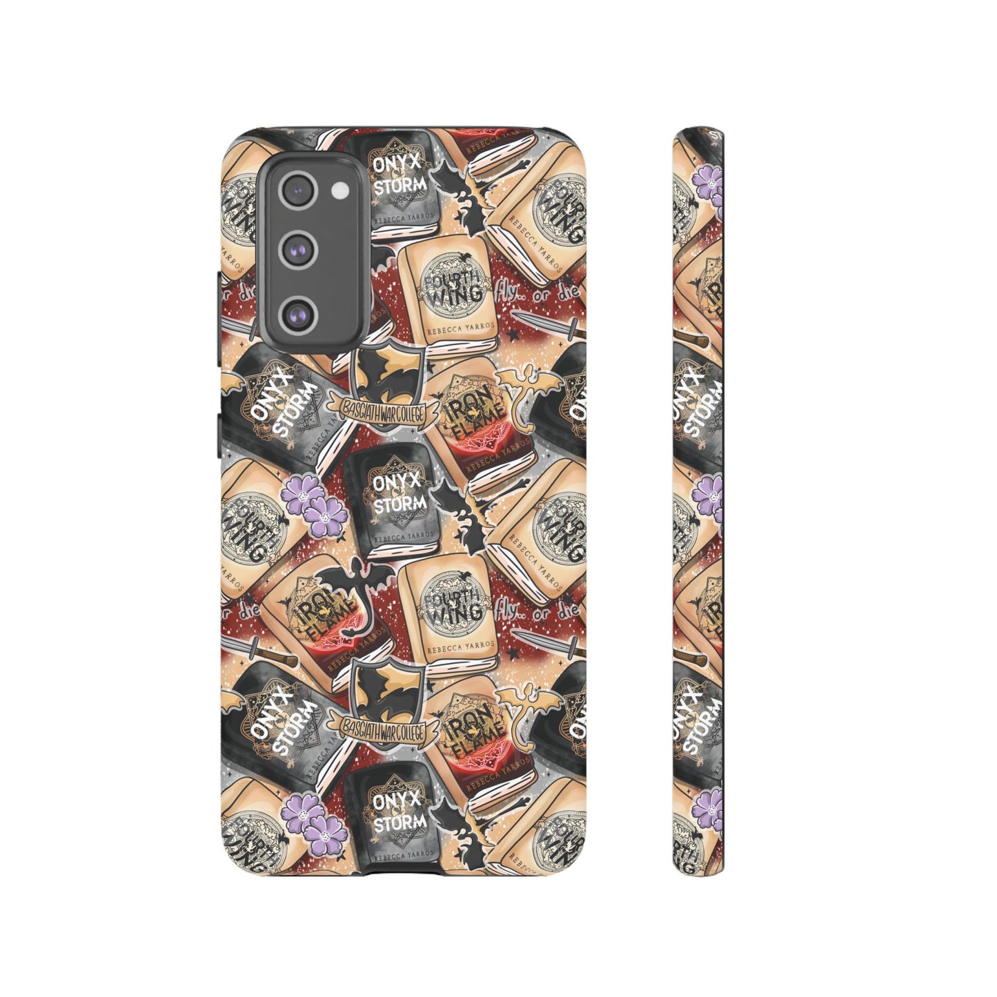 Fourth Wing Tough Phone Case | Shockproof | Samsung Case | Google Case | Bookish
